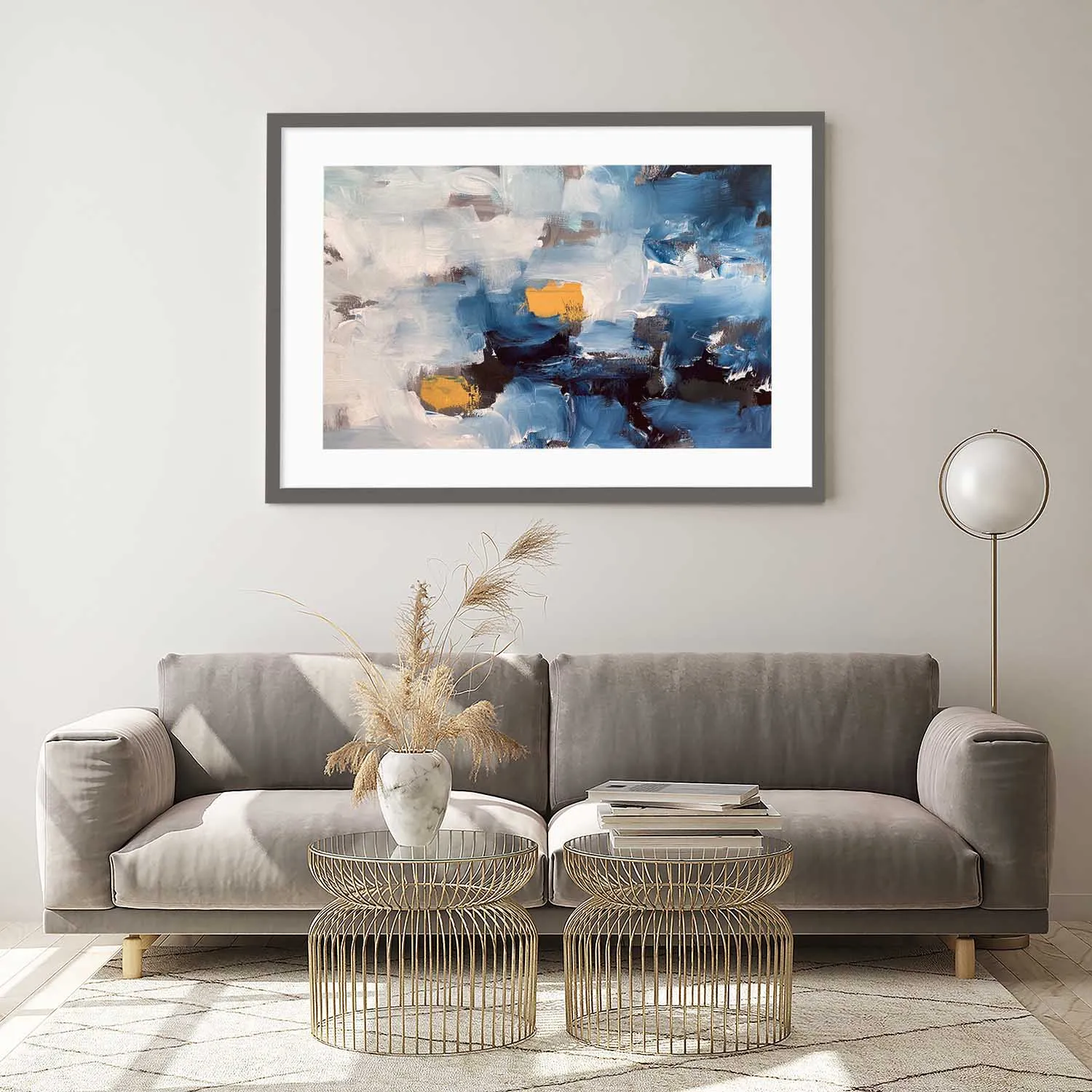 Abstract 490 Framed Art