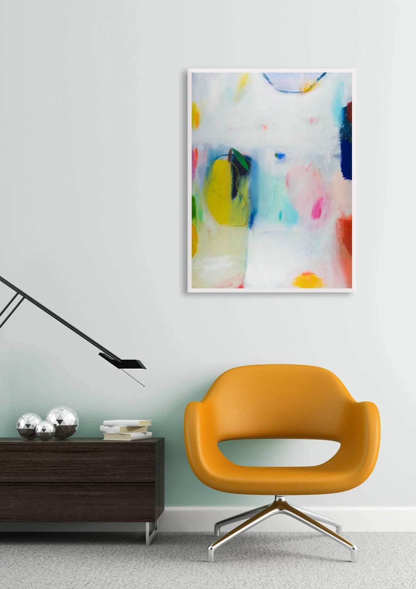 Abstract Art Print, Modern Wall Hanging, gallery wall, Fine Art Prints, Minimalist Home Decor, Blue, White, Grey Print