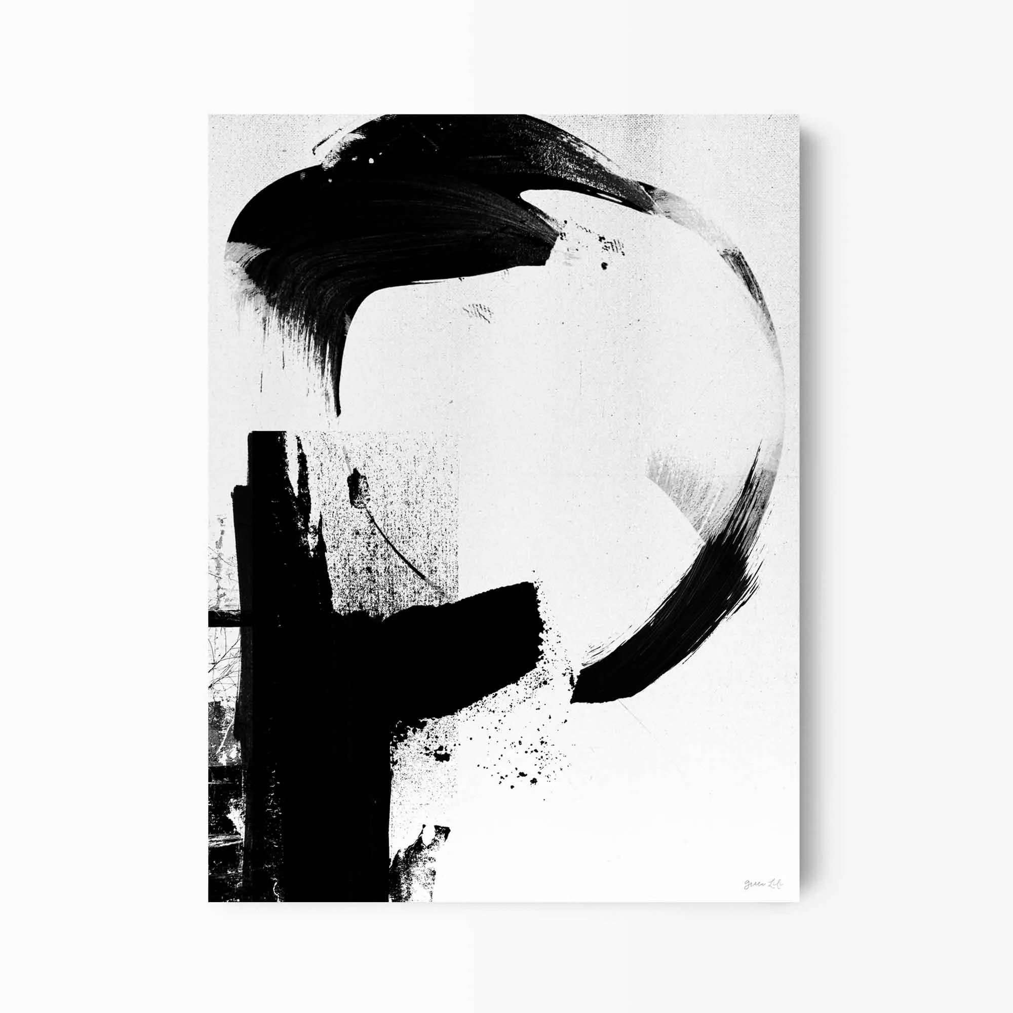 Abstract Letter Art Prints (N-Z)