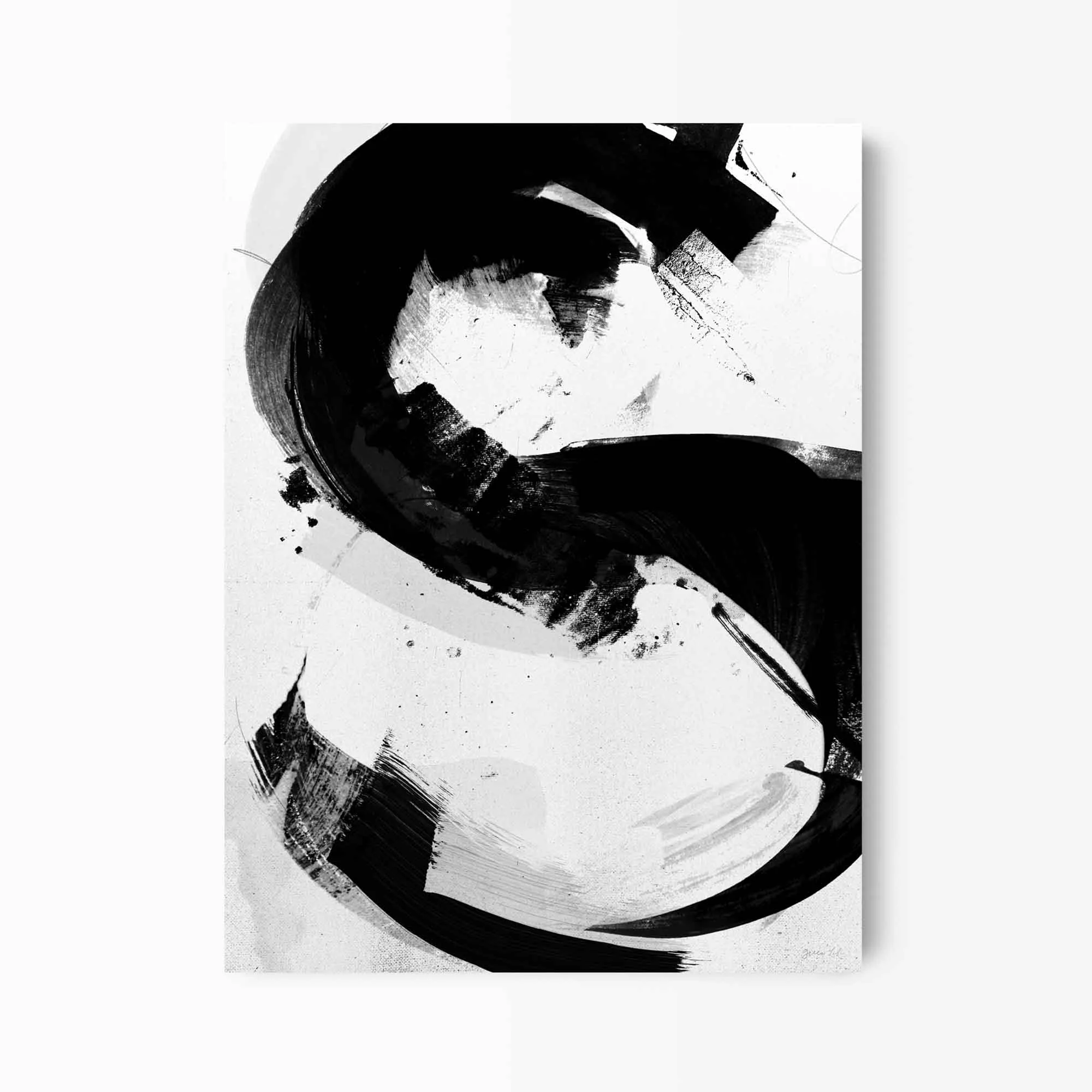 Abstract Letter Art Prints (N-Z)