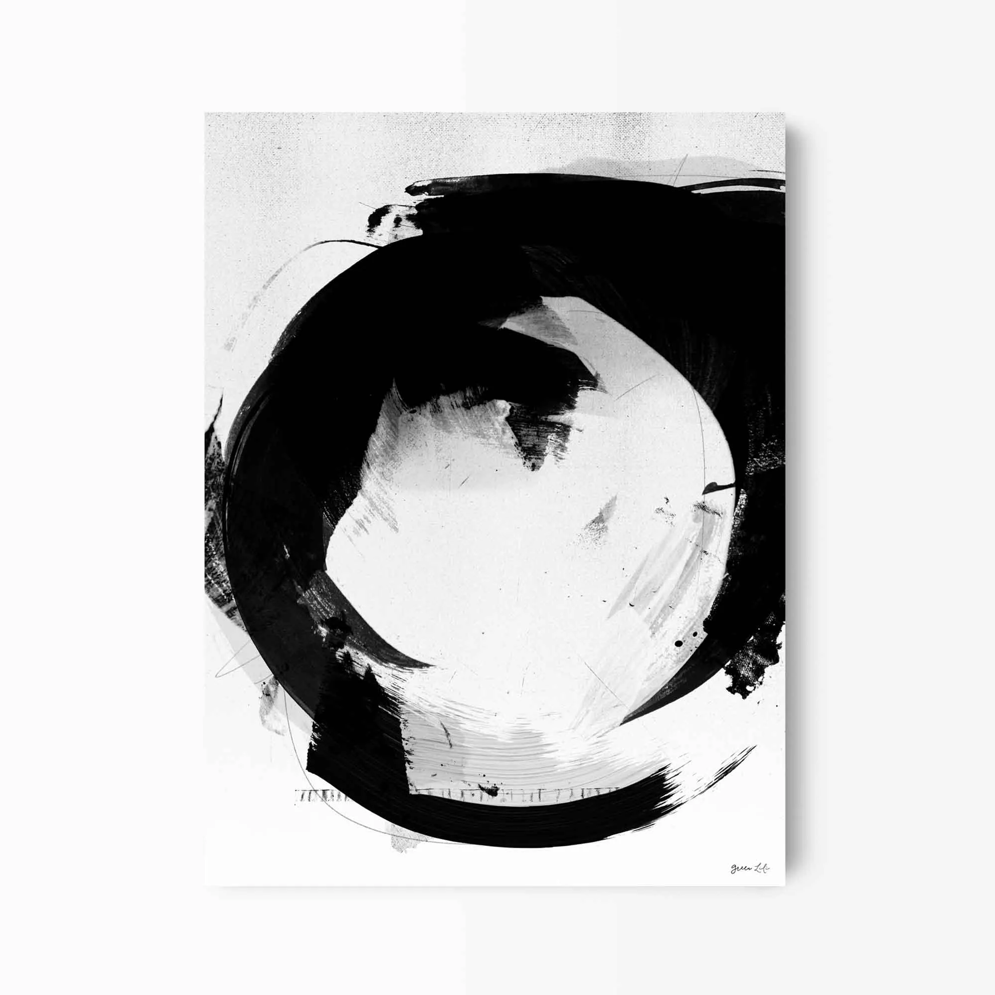 Abstract Letter Art Prints (N-Z)