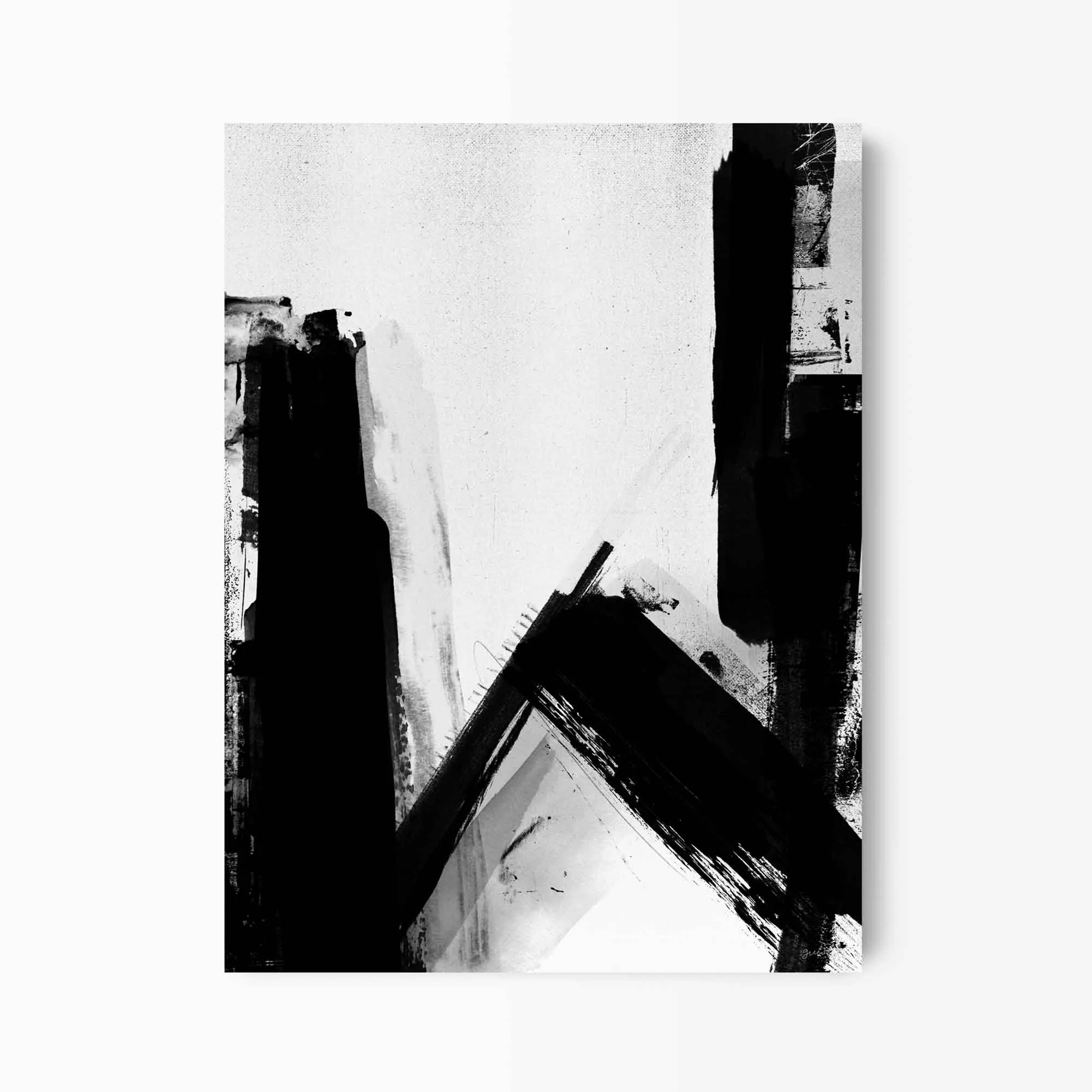 Abstract Letter Art Prints (N-Z)
