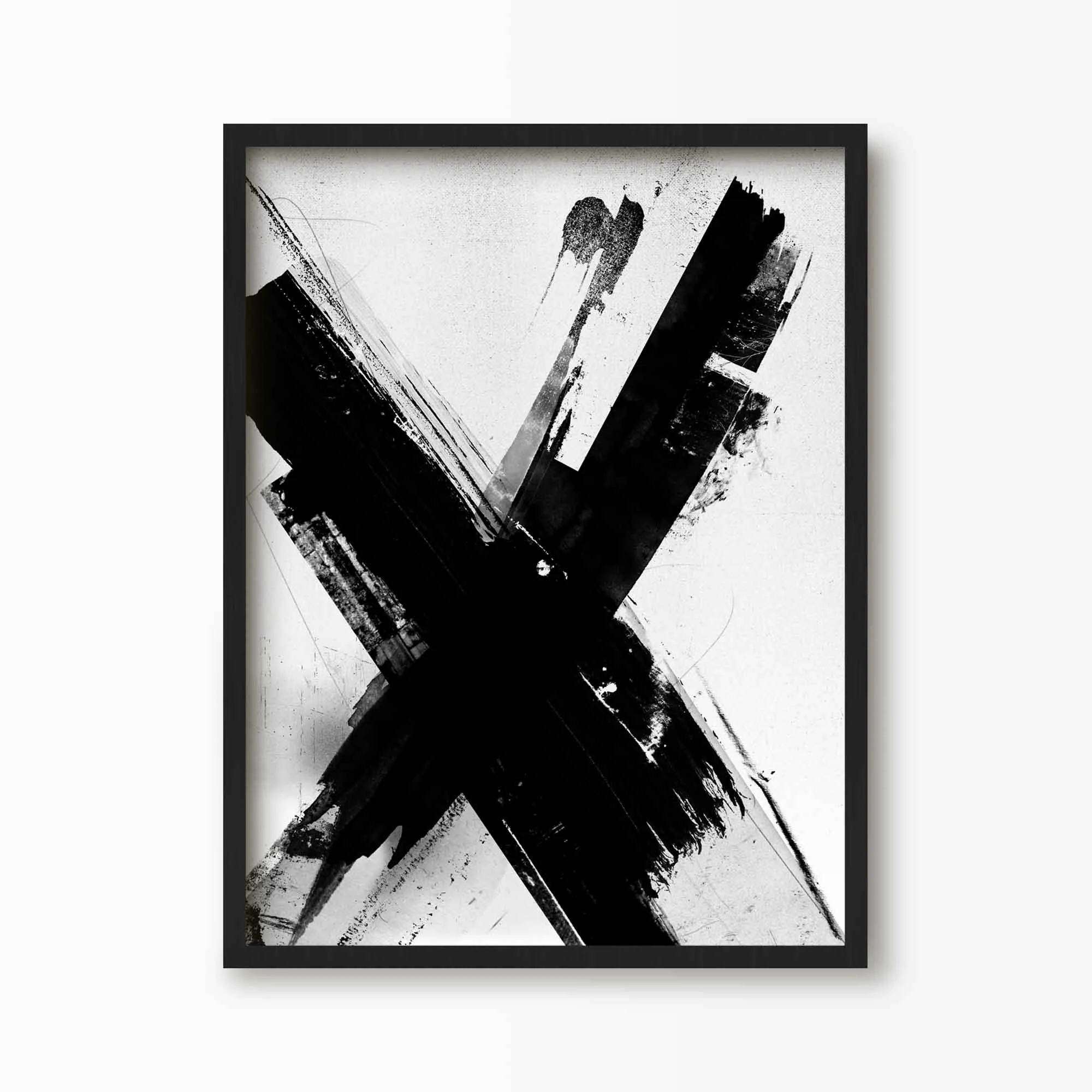 Abstract Letter Art Prints (N-Z)