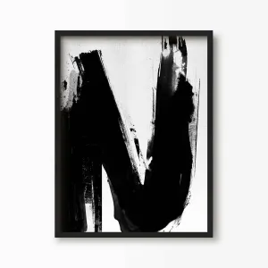 Abstract Letter Art Prints (N-Z)