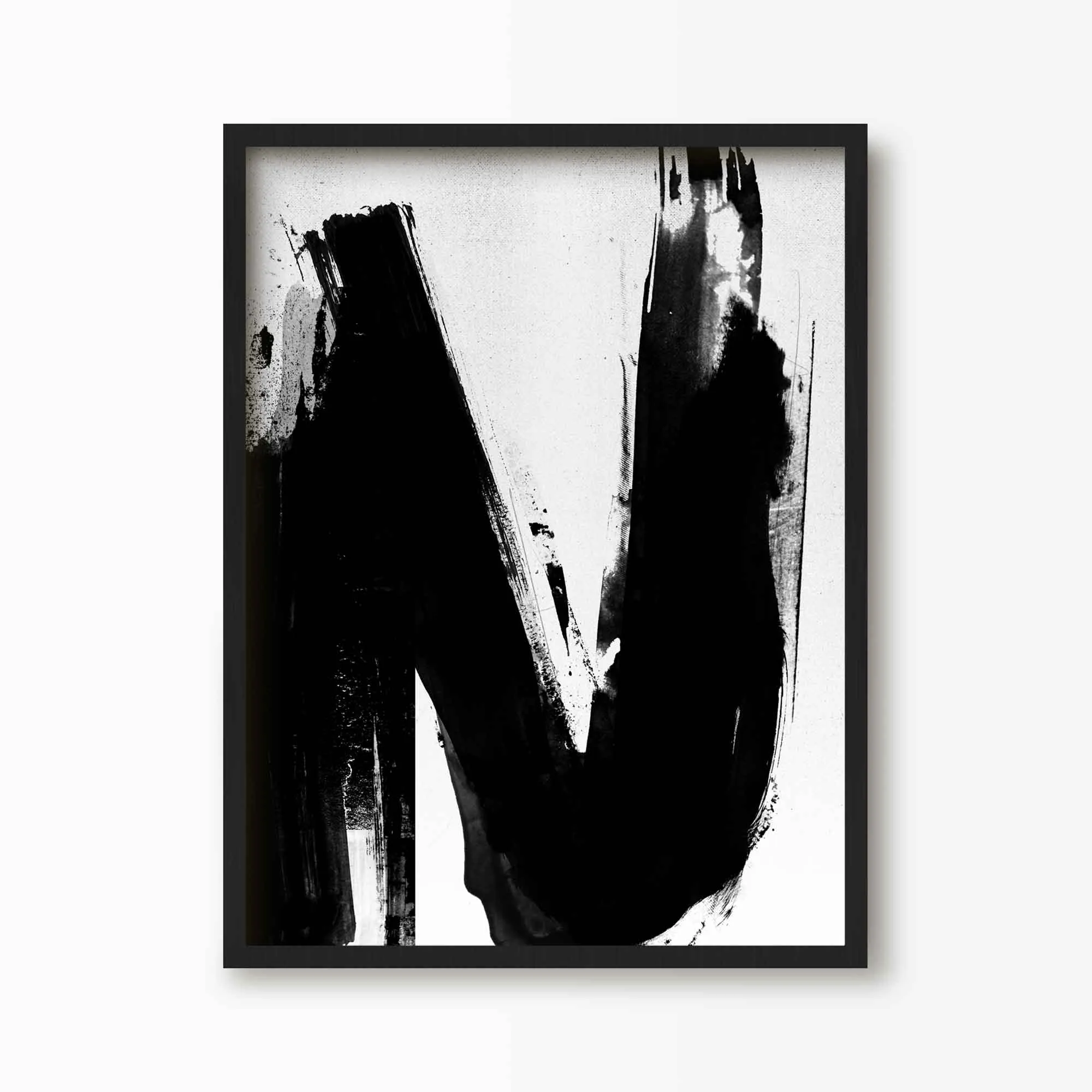 Abstract Letter Art Prints (N-Z)