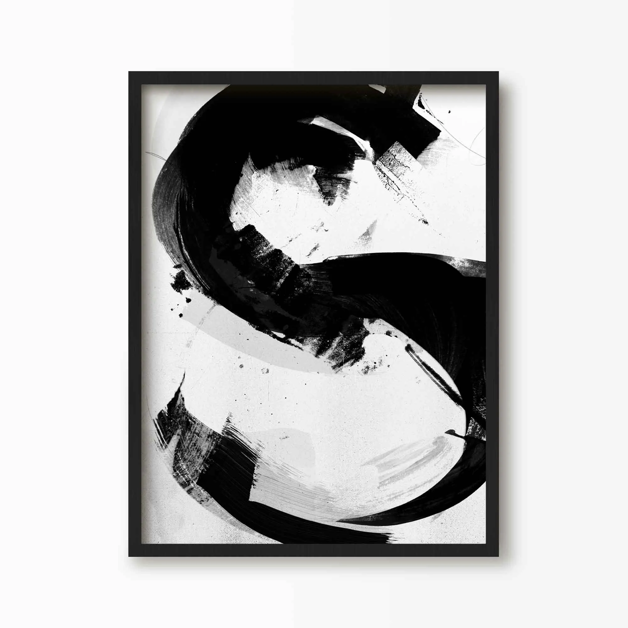 Abstract Letter Art Prints (N-Z)