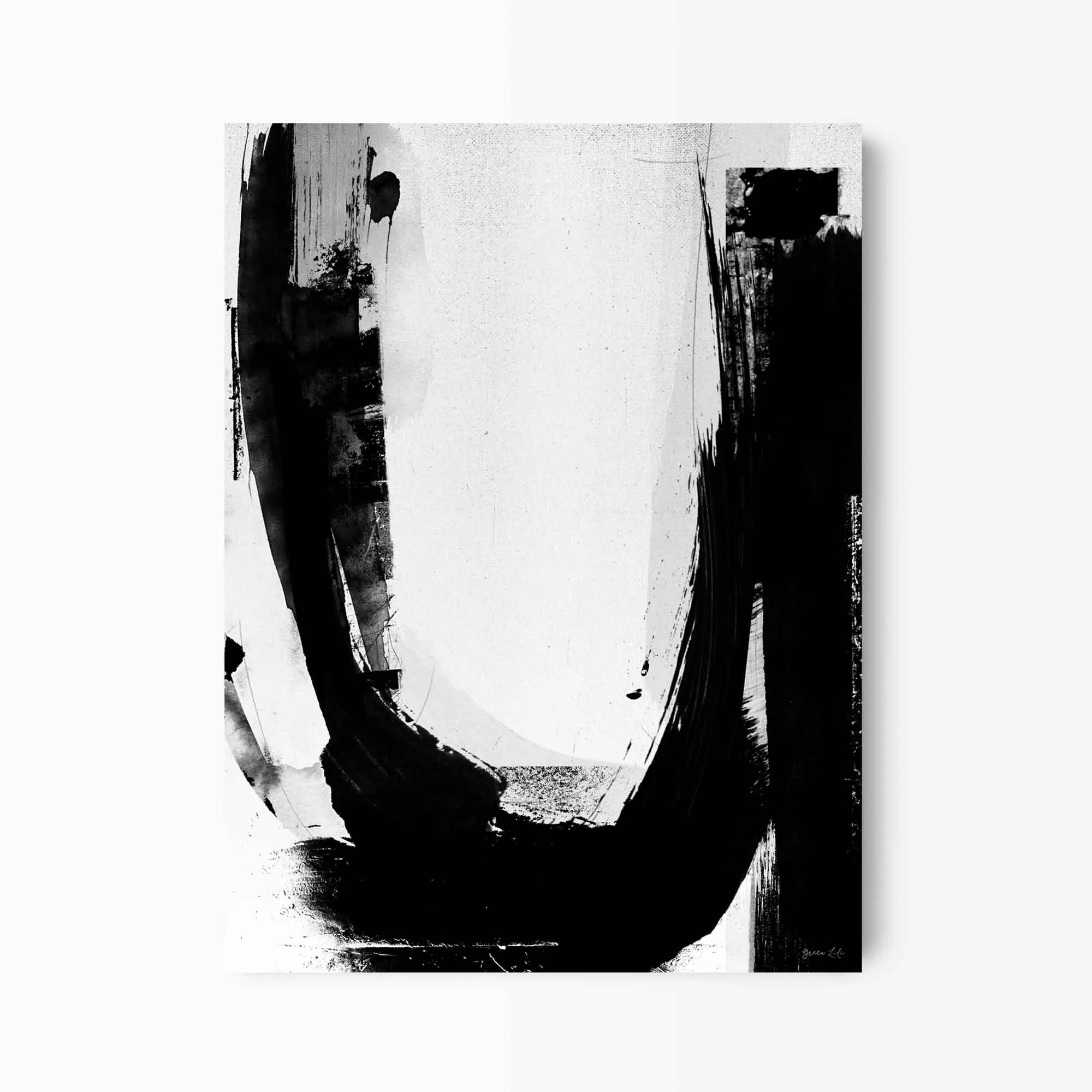 Abstract Letter Art Prints (N-Z)