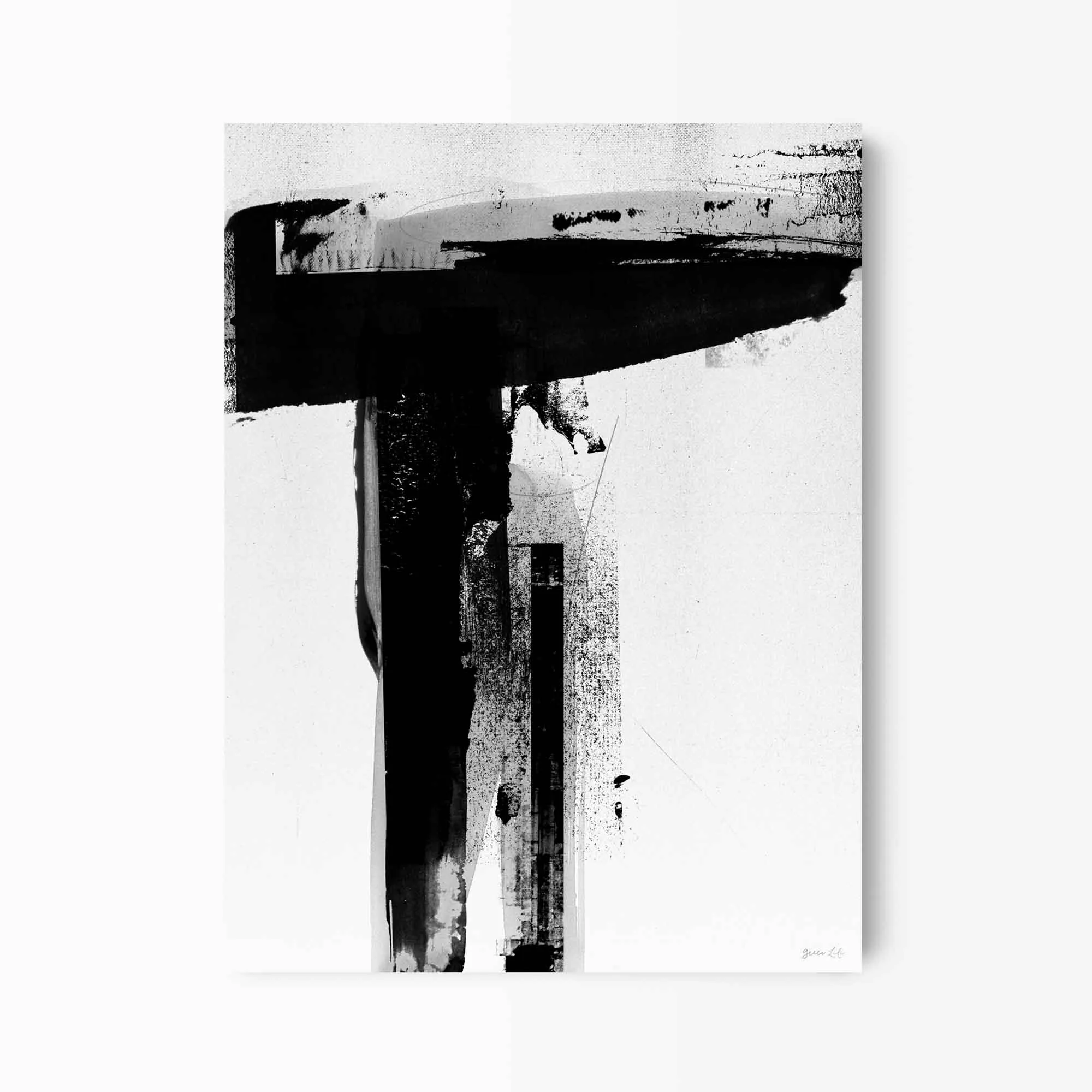 Abstract Letter Art Prints (N-Z)