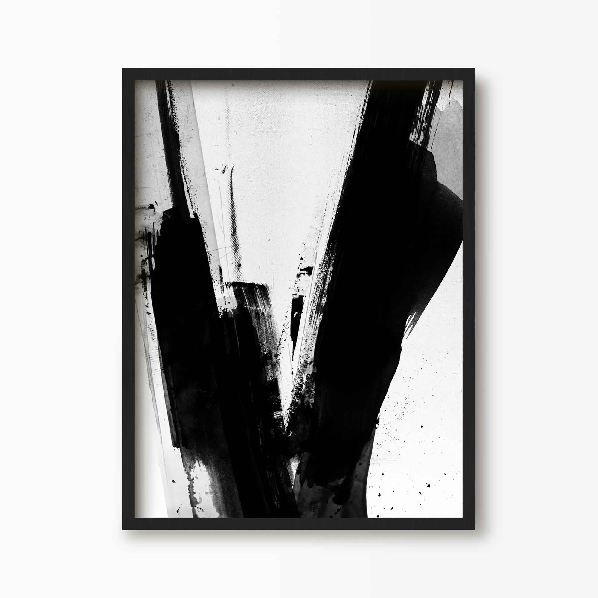 Abstract Letter Art Prints (N-Z)