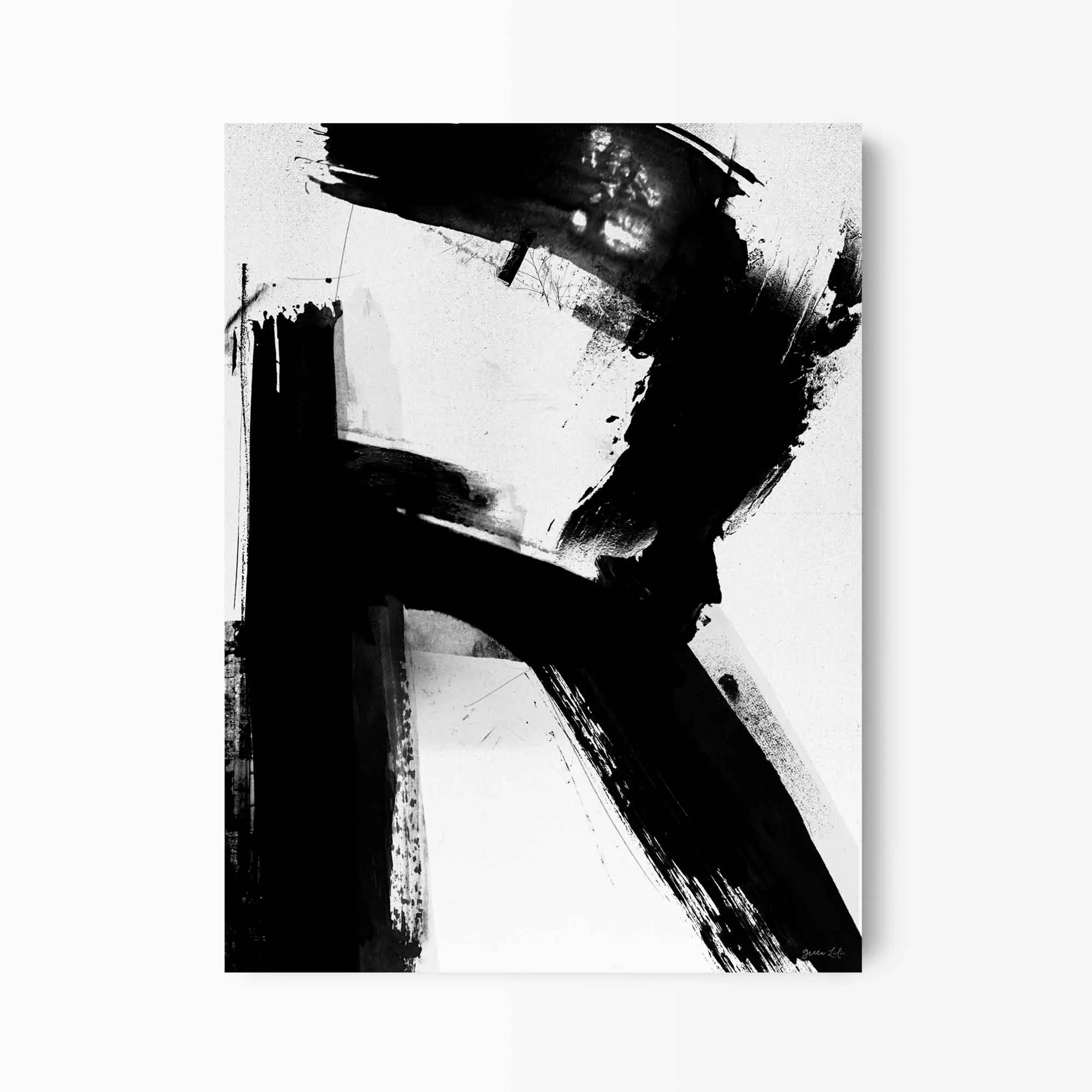 Abstract Letter Art Prints (N-Z)