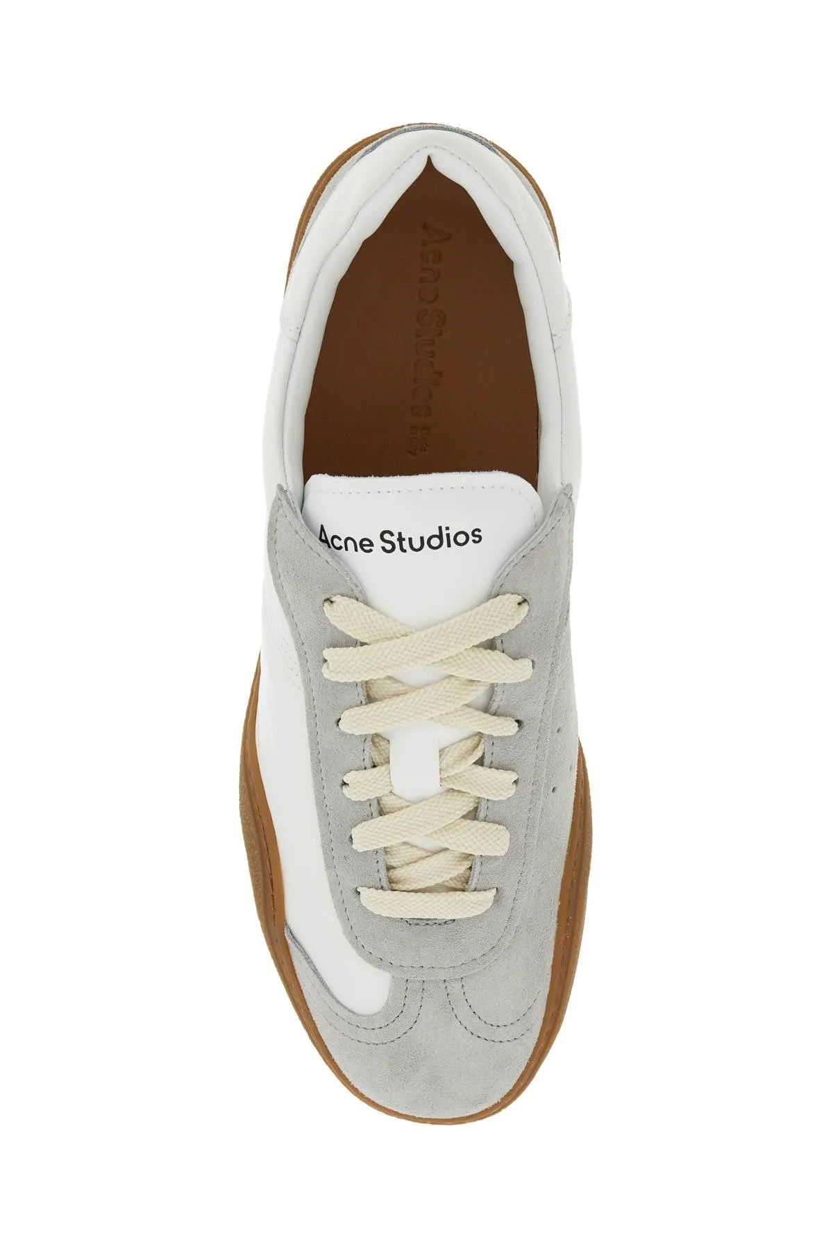 Acne Studios Nappa And Suede Leather Sneakers In (Size - 40)
