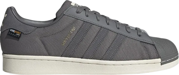 Adidas Superstar 'Grey Gold Metallic' sneakers, gray