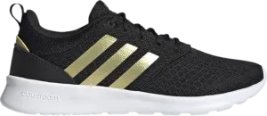 Adidas Wmns QT Racer 2.0 'Black Gold Metallic' sneakers, black