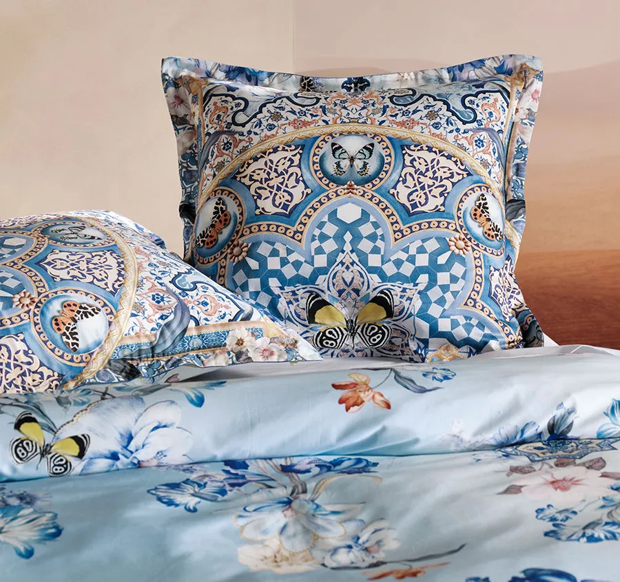 Al Manial Palace Memoirs European Pillowcase Blue