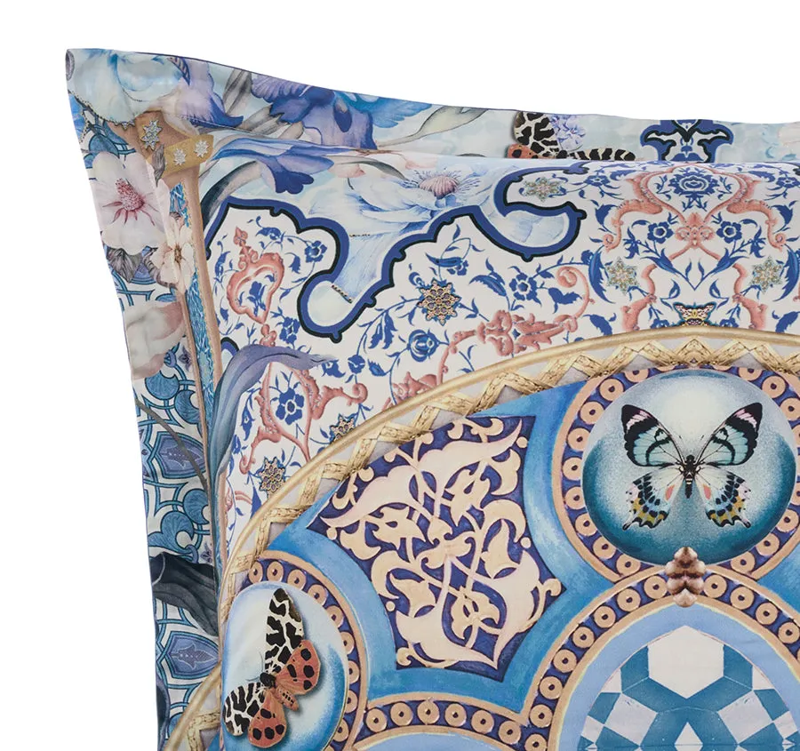 Al Manial Palace Memoirs European Pillowcase Blue
