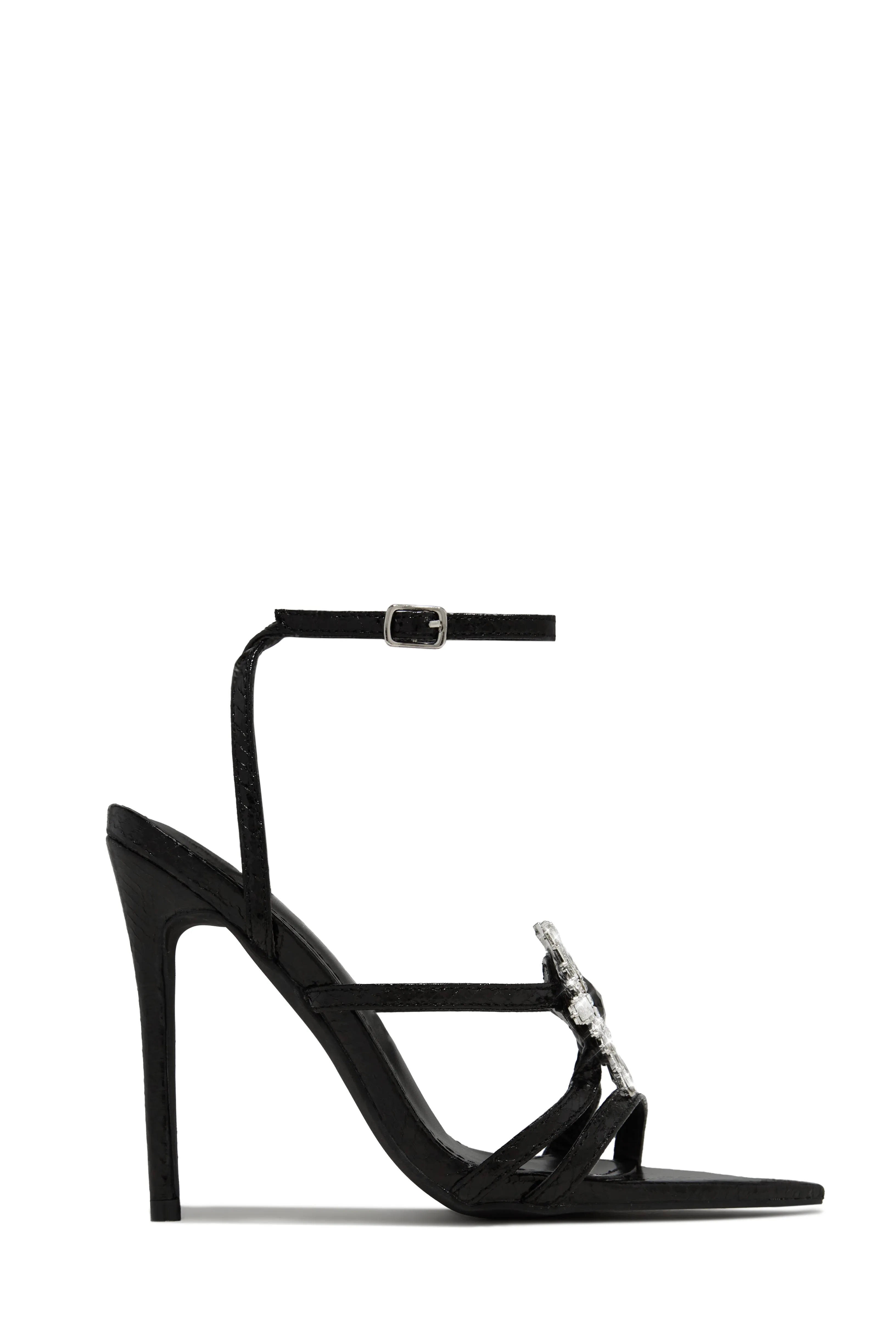 Ameira Embellished High Heels - Pink