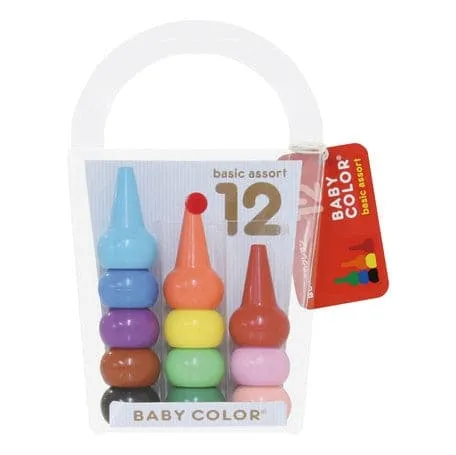 Aozora Baby Colour Crayon [12 crayons]