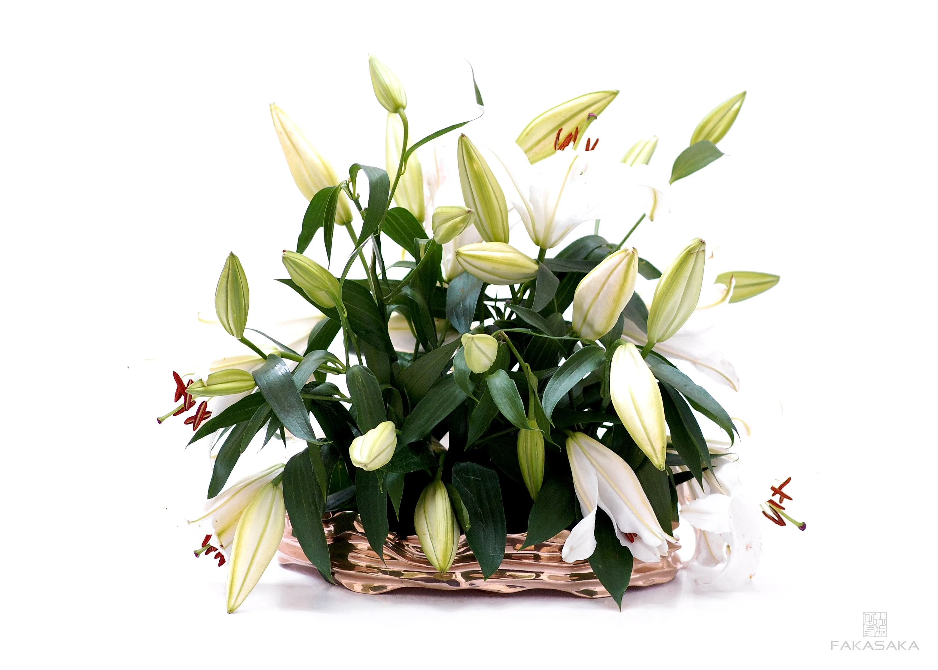 DEAR SONIA<br><br>BOWL / CENTERPIECE<br><br>TRANSLUCENT ONYX<br>POLISHED BRONZE