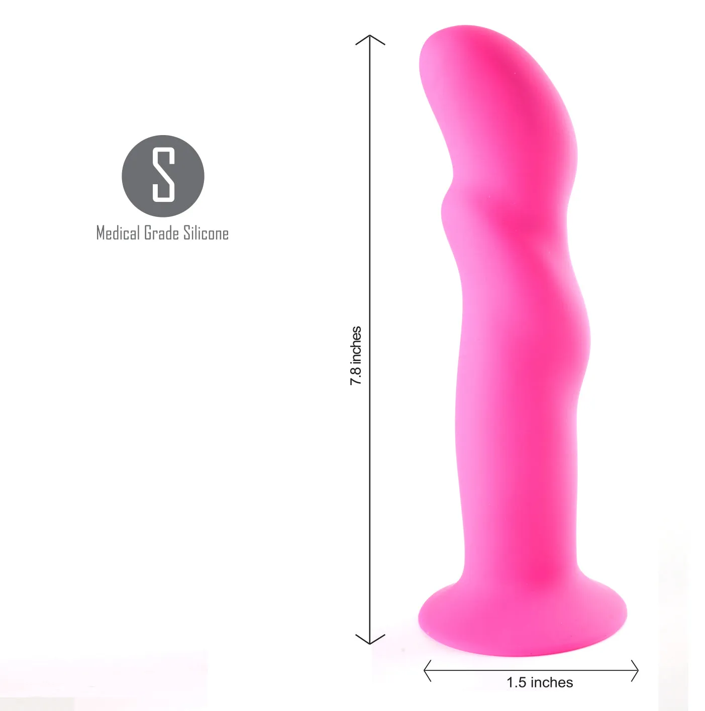 Dong Silicone Neon Pink