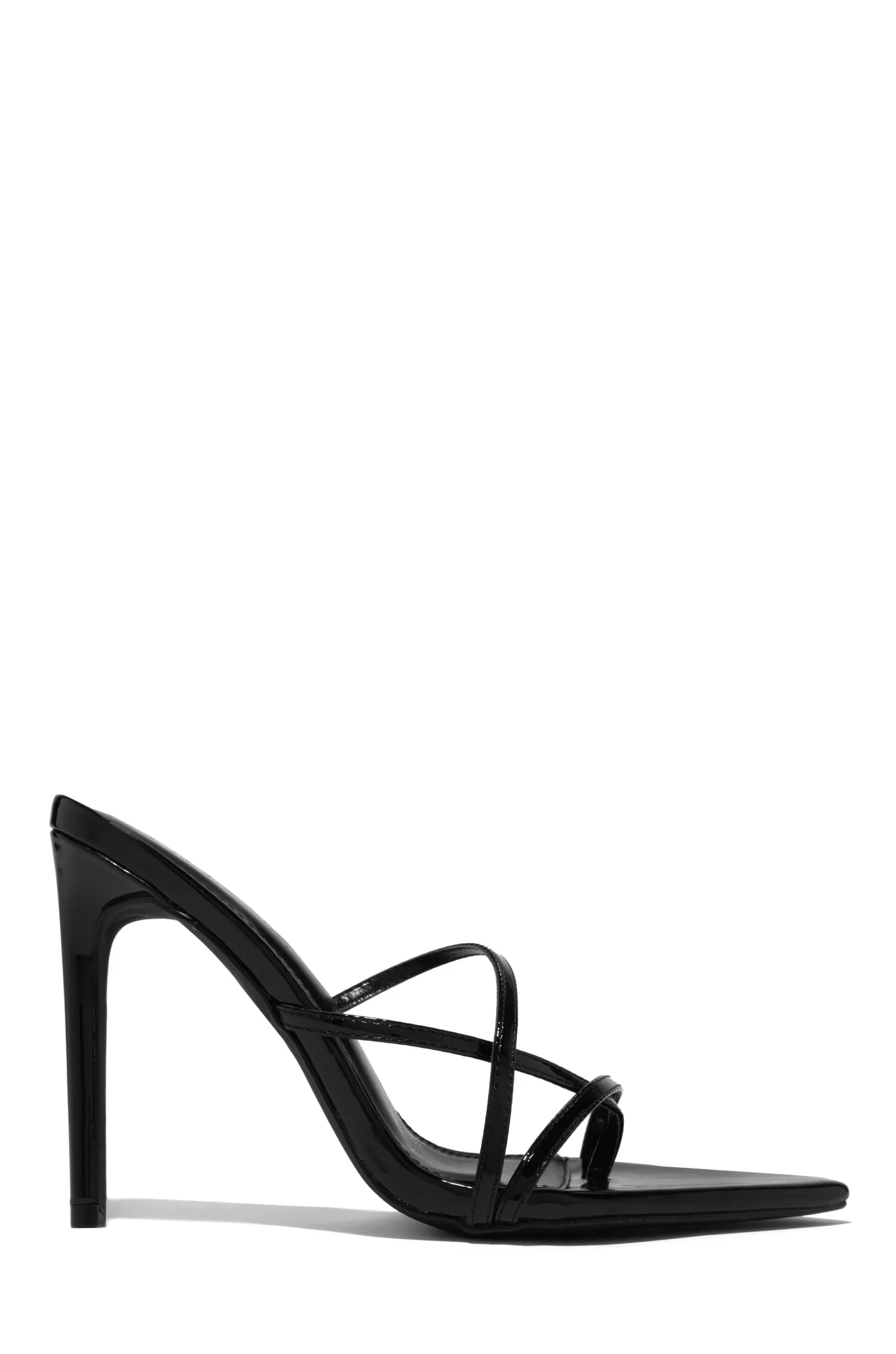 Fine Art High Heel Mules - Gold
