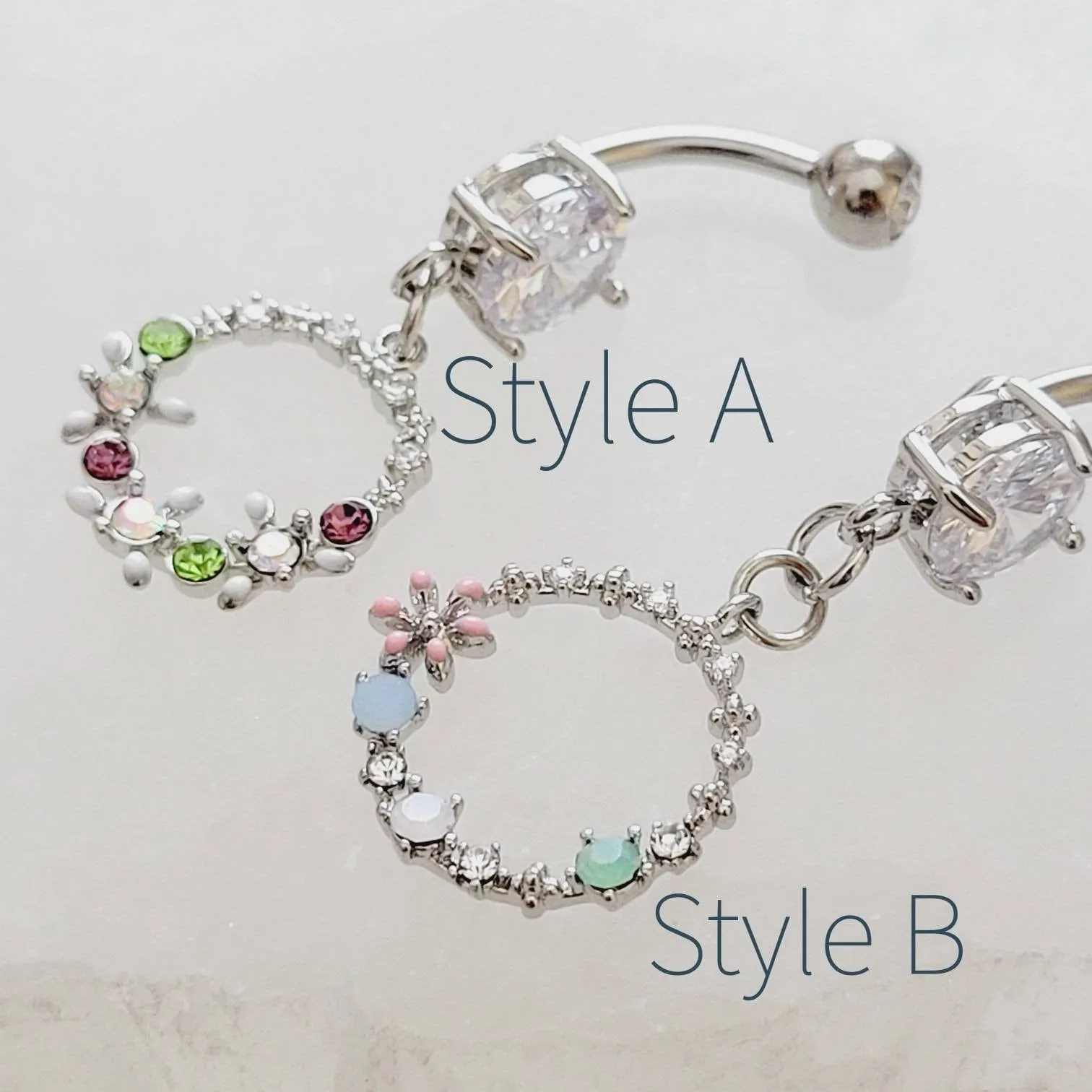 Flower Belly Ring