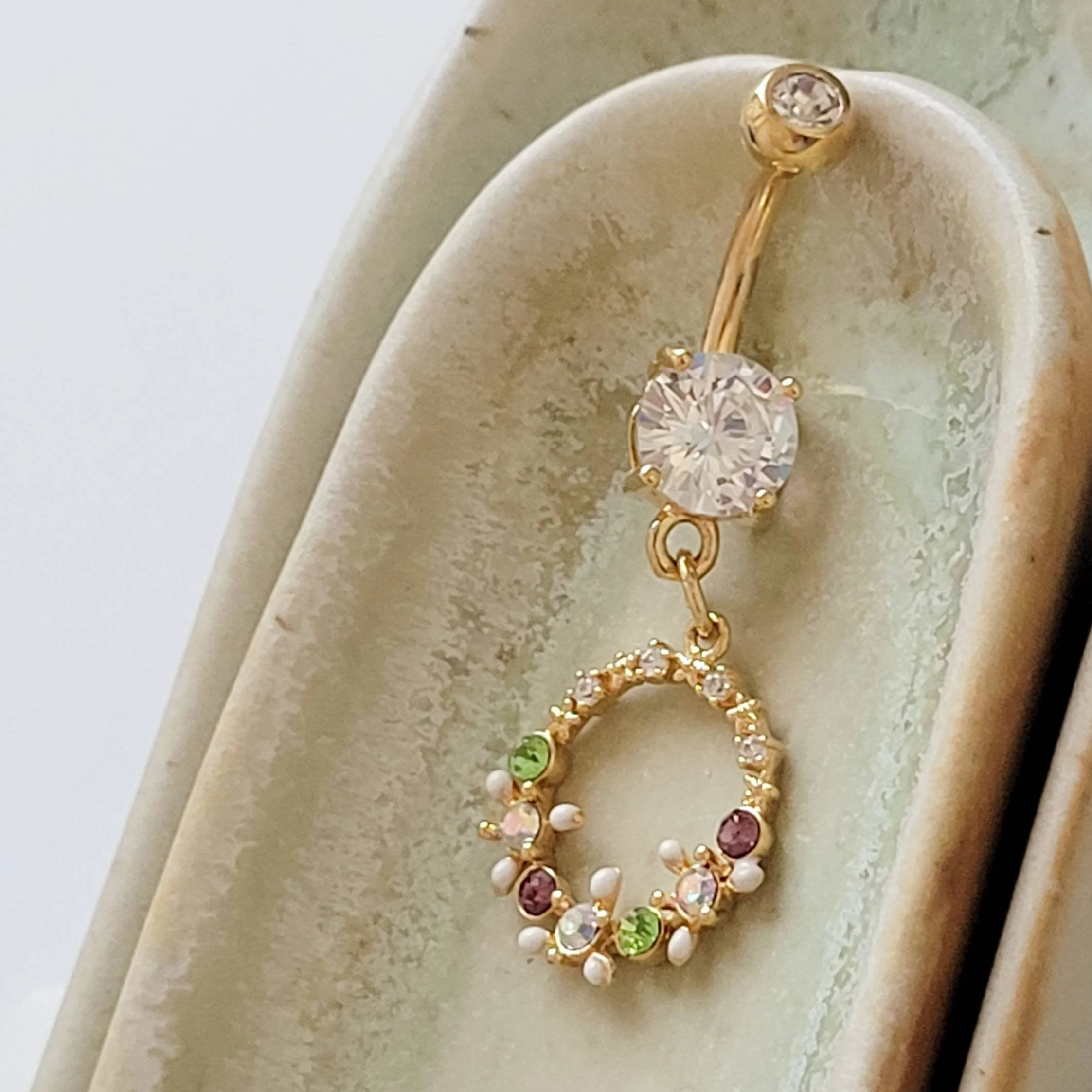 Flower Belly Ring