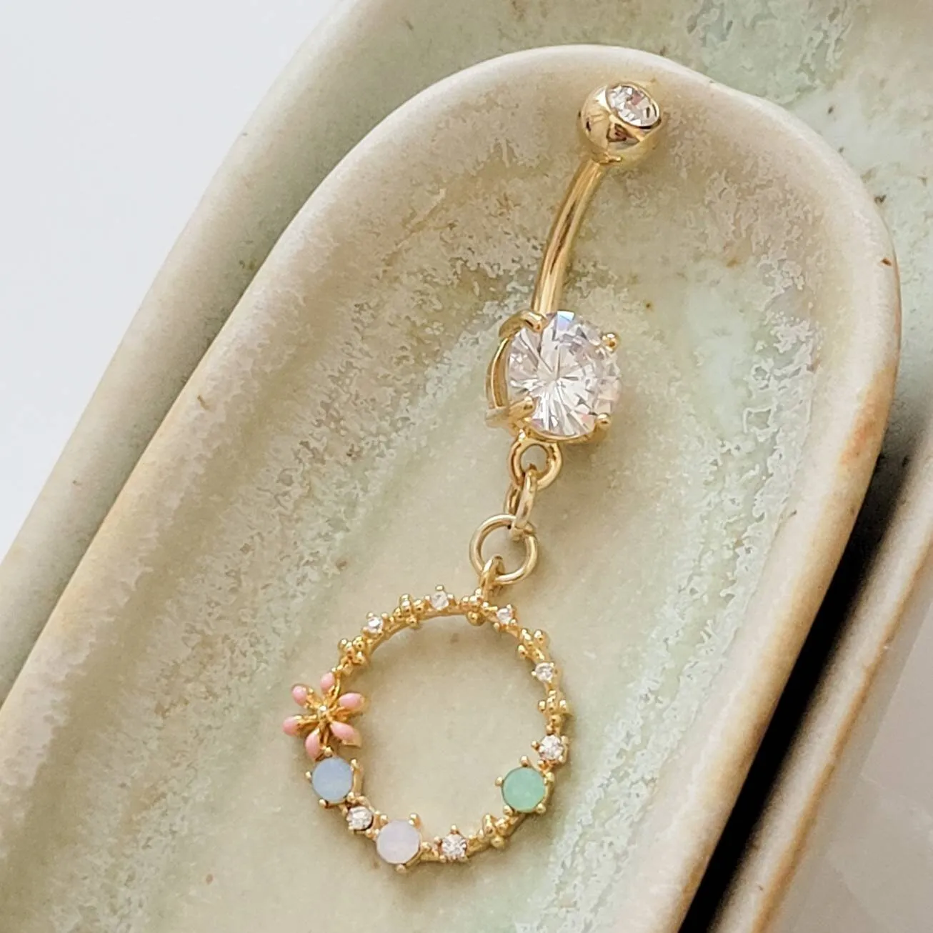 Flower Belly Ring