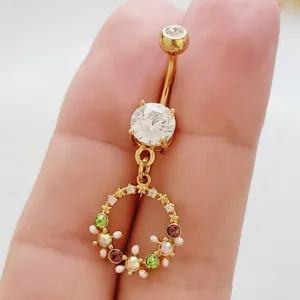 Flower Belly Ring