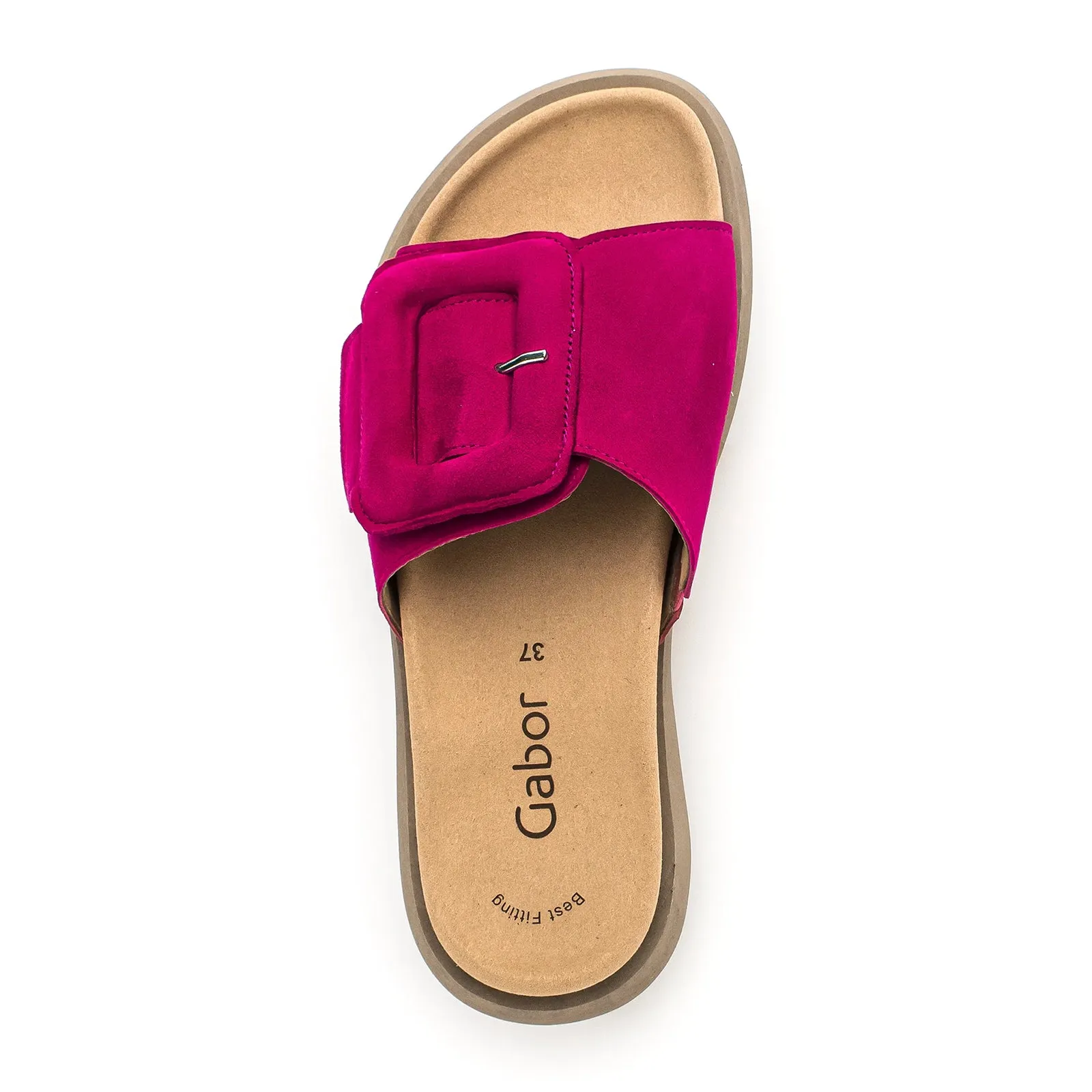 Gabor 43751-10 Slide Sandal (Women) - Pink Samtchevreau
