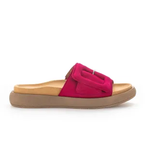 Gabor 43751-10 Slide Sandal (Women) - Pink Samtchevreau