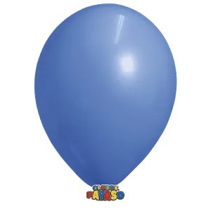 Globos Payaso 9in Balloon Pastel Dark Blue 50ct