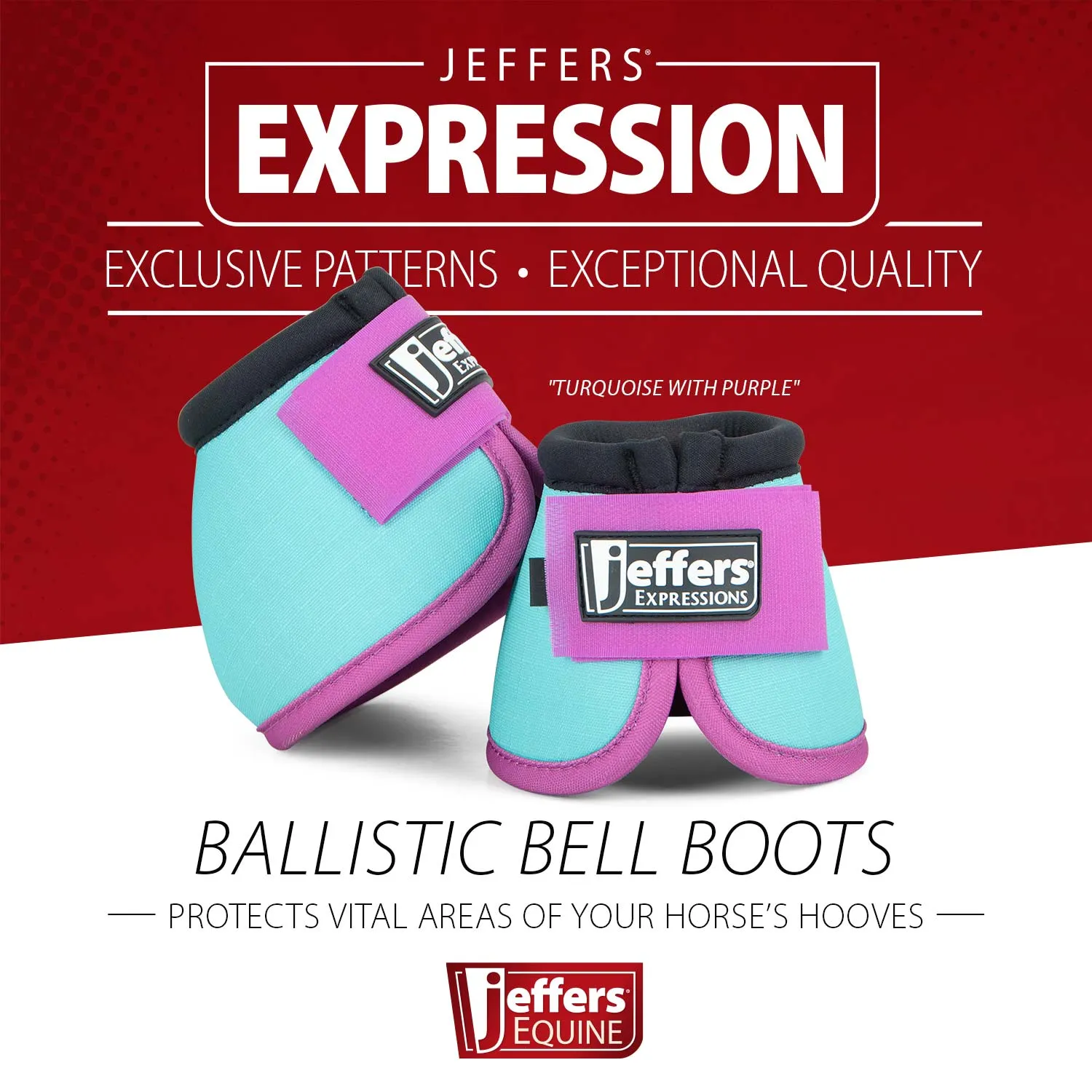 In Stock Now! Jeffers Protective Neon Bell Boots