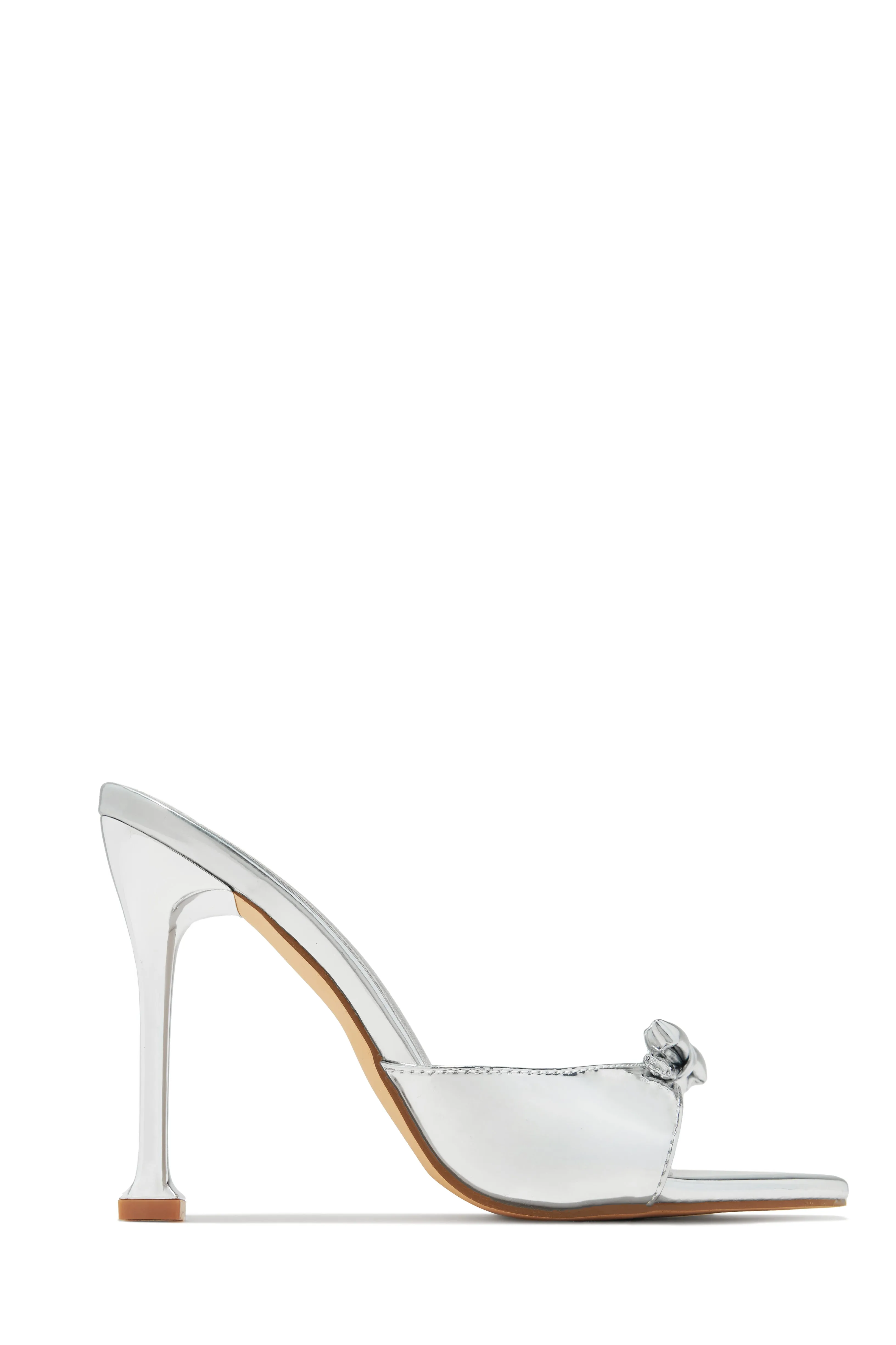 Jaya High Heel Mules - Red
