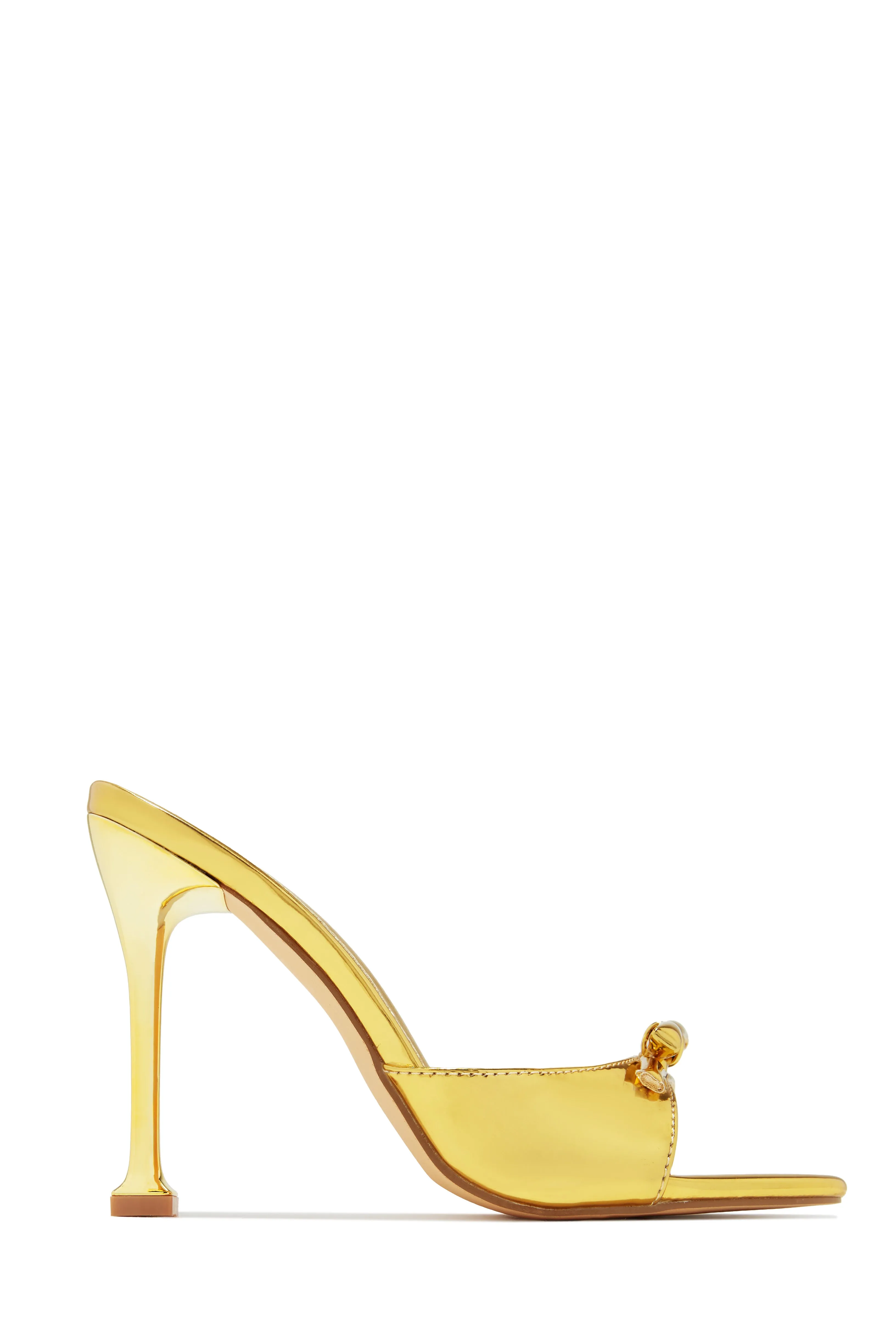 Jaya High Heel Mules - Red