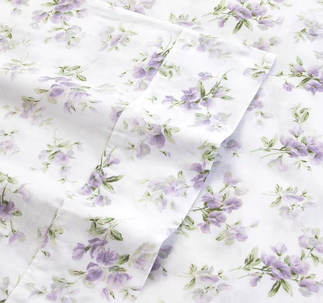 Little Darlings 375THC Cotton Sheet Set Range Heather