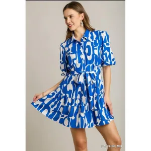 Living on Love Abstract Mini Dress