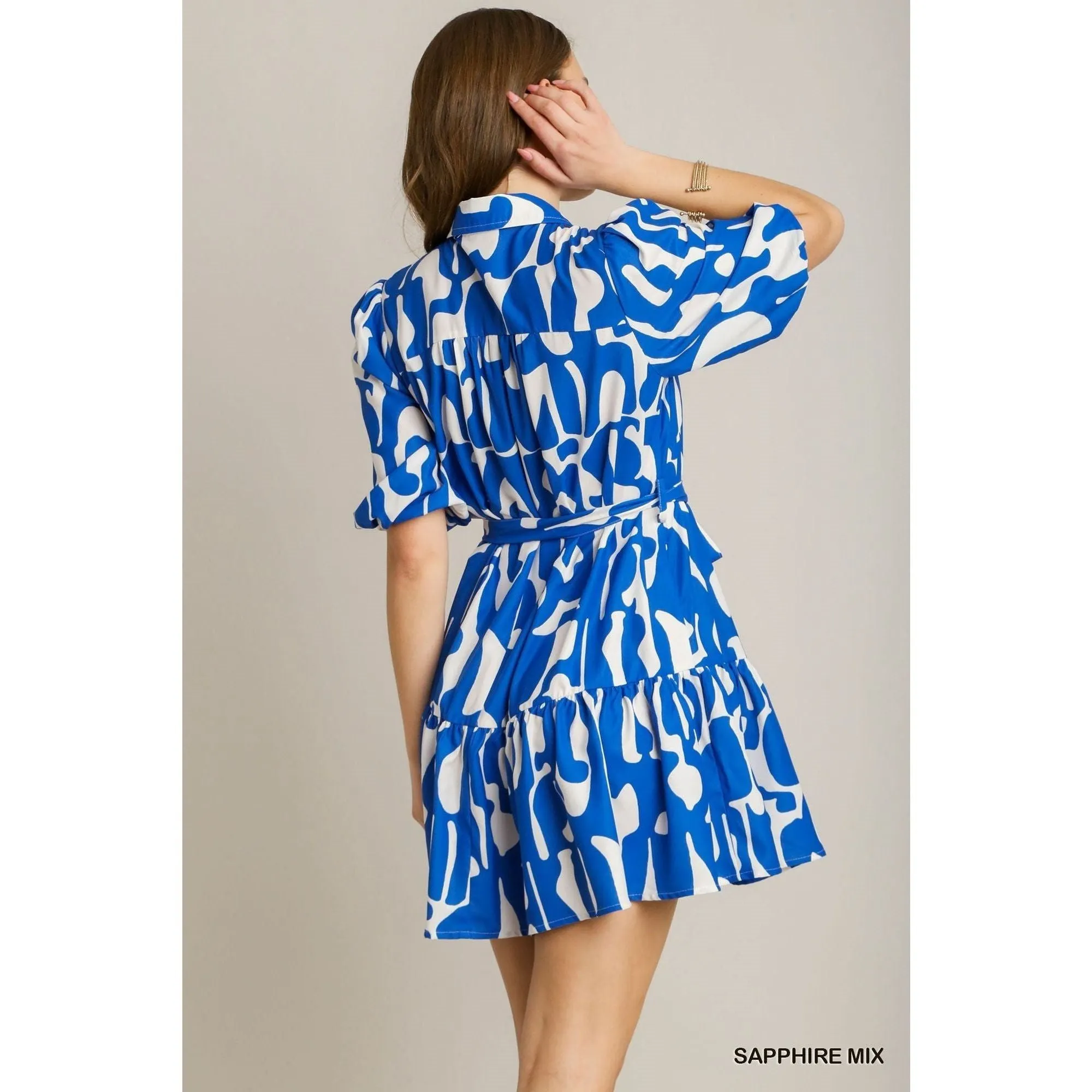 Living on Love Abstract Mini Dress