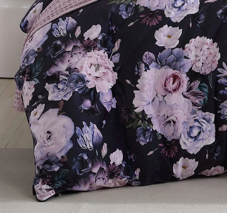 Macy Quilt Cover Set Range Violet