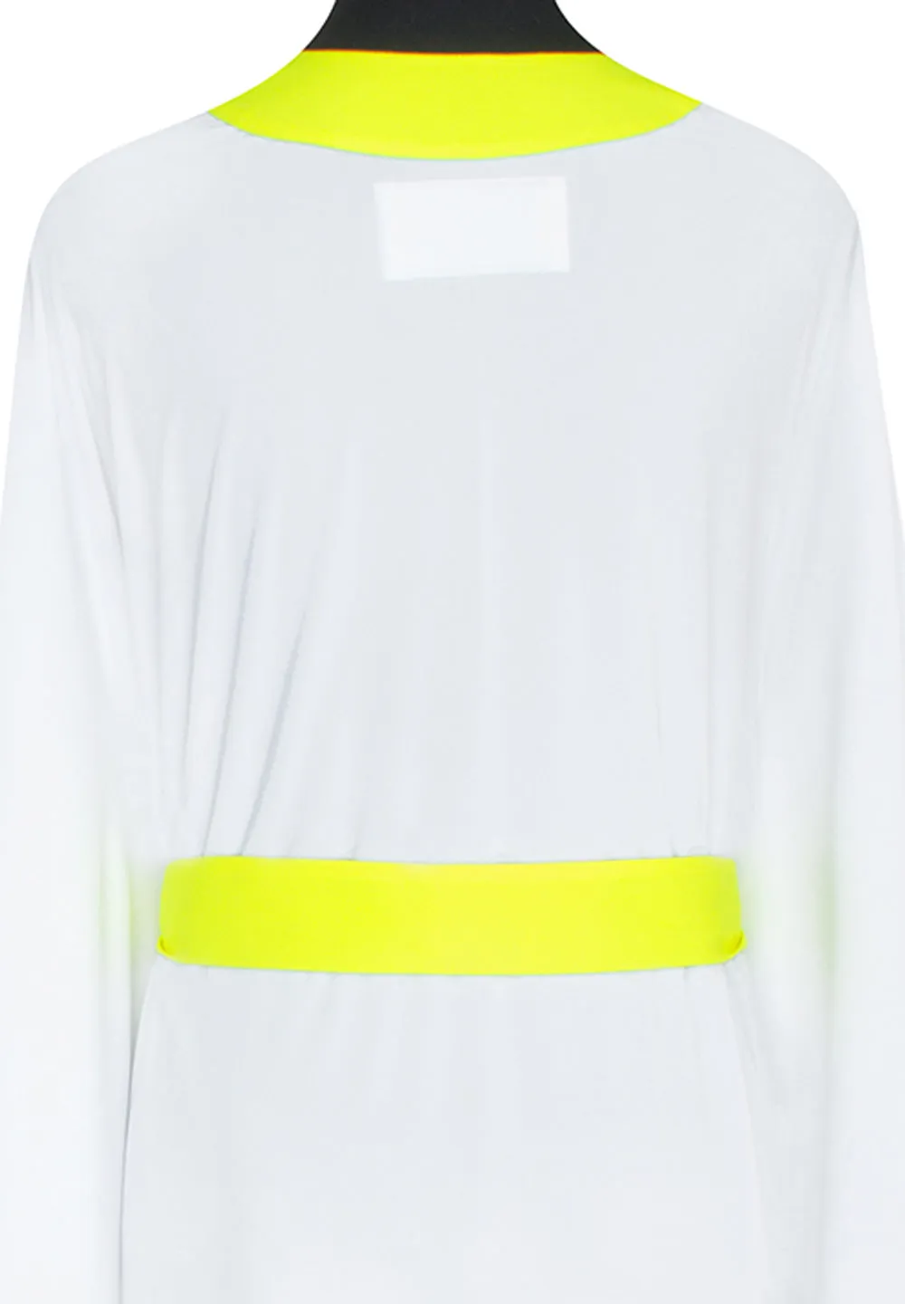Monochrome - White Kimono (Neon Yellow)