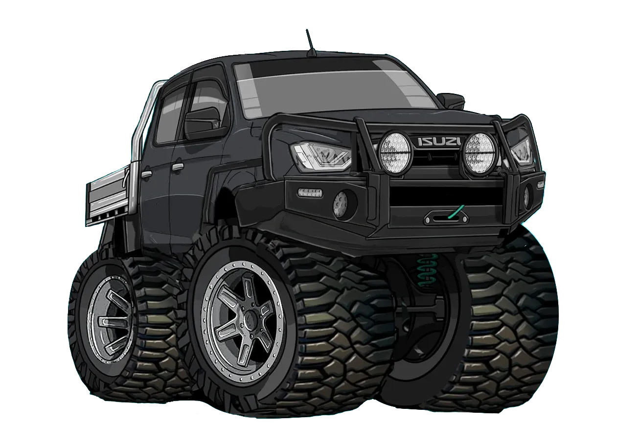 MrsInkeda  Dmax Grab Handles Washer and Sticker Pack