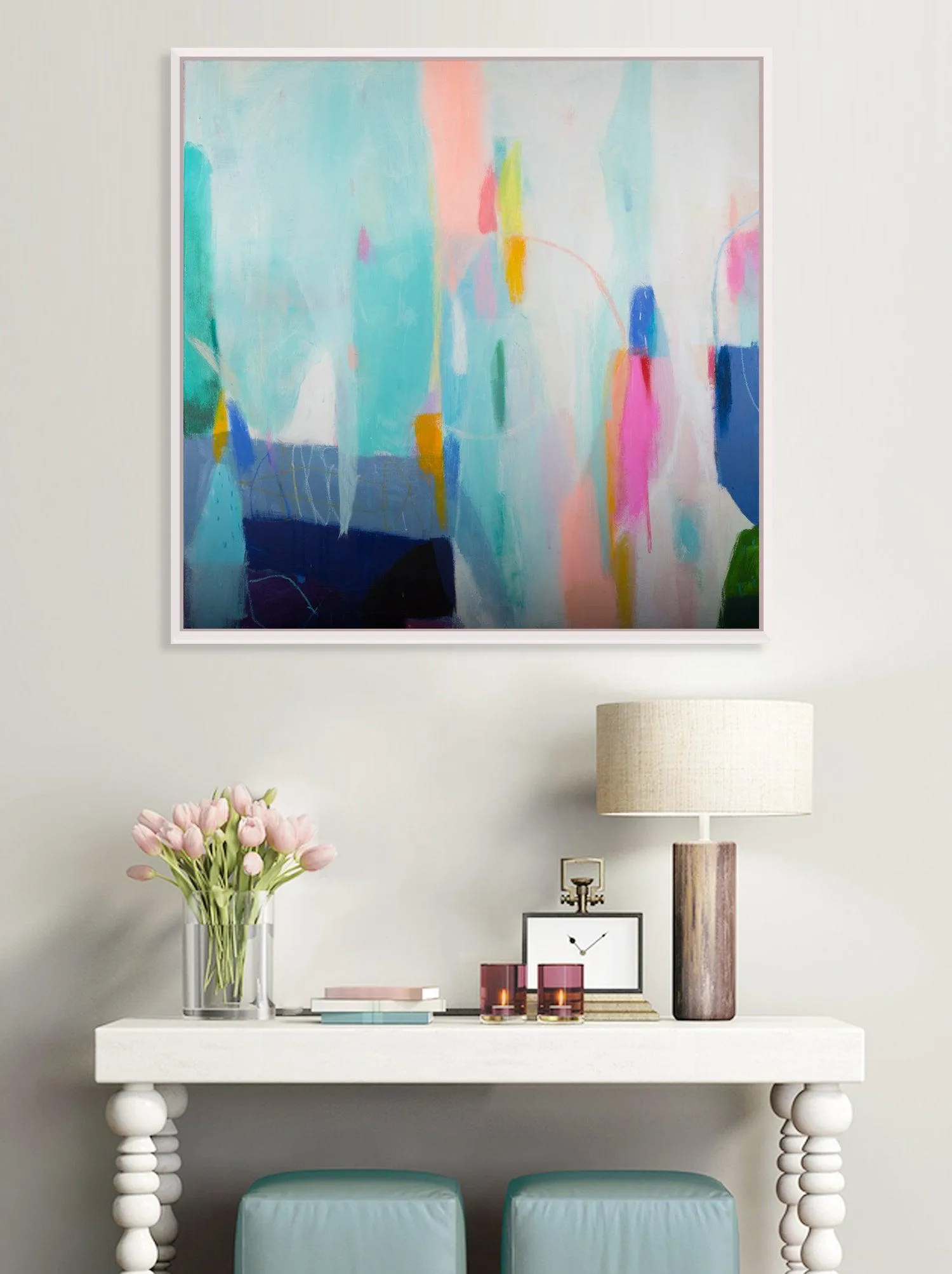 original abstract painting, abstract colorful painting modern, original acrylic abstract art, abstract modern wall art
