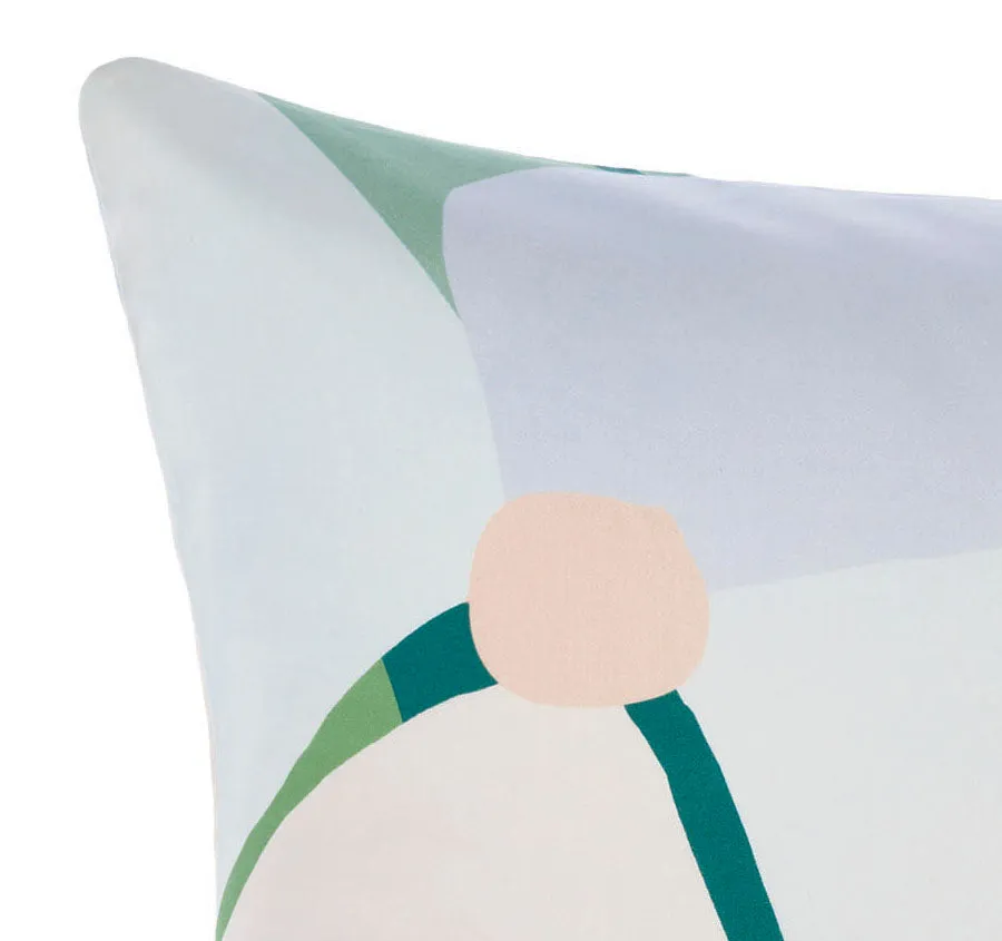 Ortensia European Pillowcase Blue