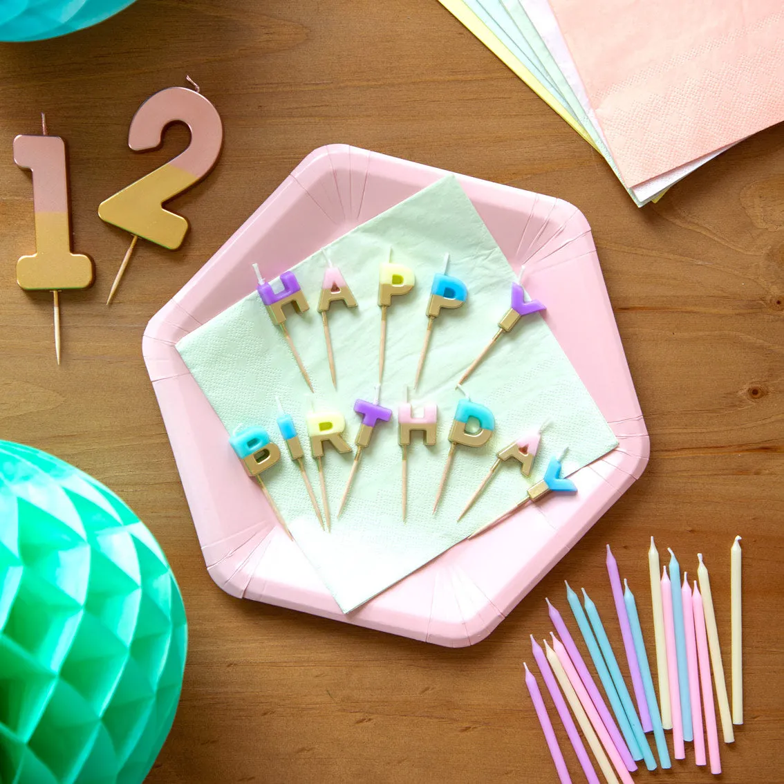 Pastel Napkins - 20 Pack