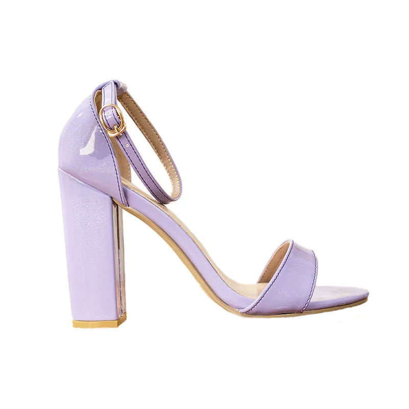 Perfectly Pastel Chunky Block Heels