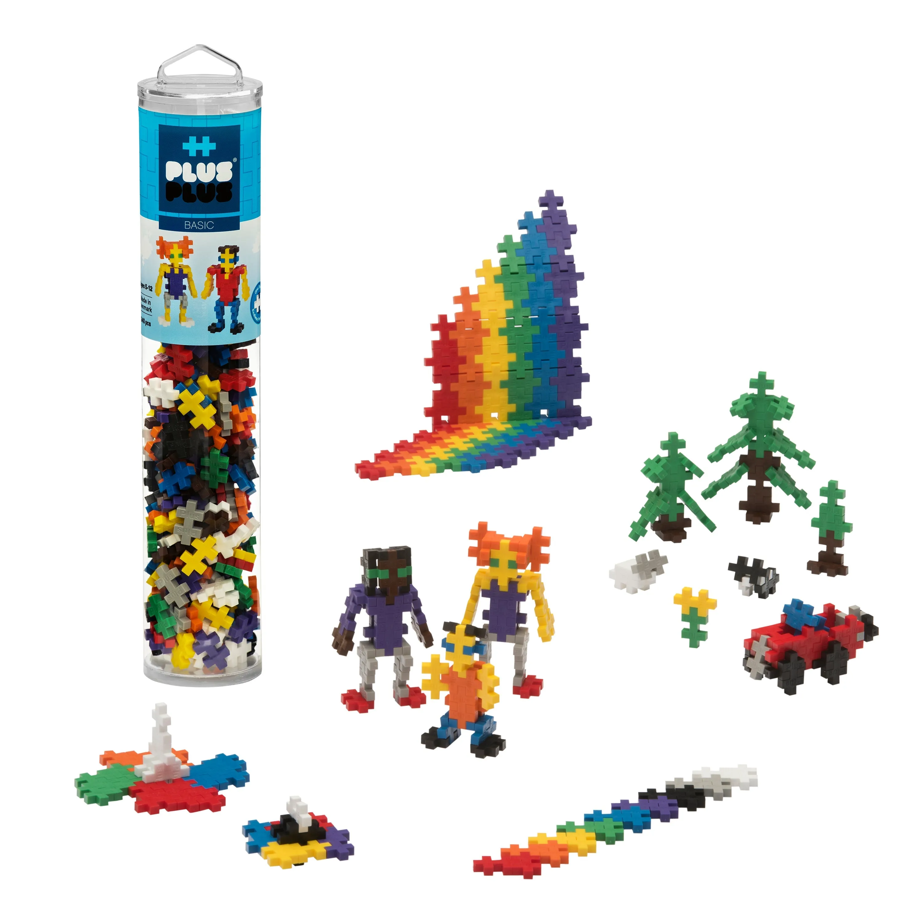 Plus-Plus 240-Piece Tube Open Play Mix | Basic
