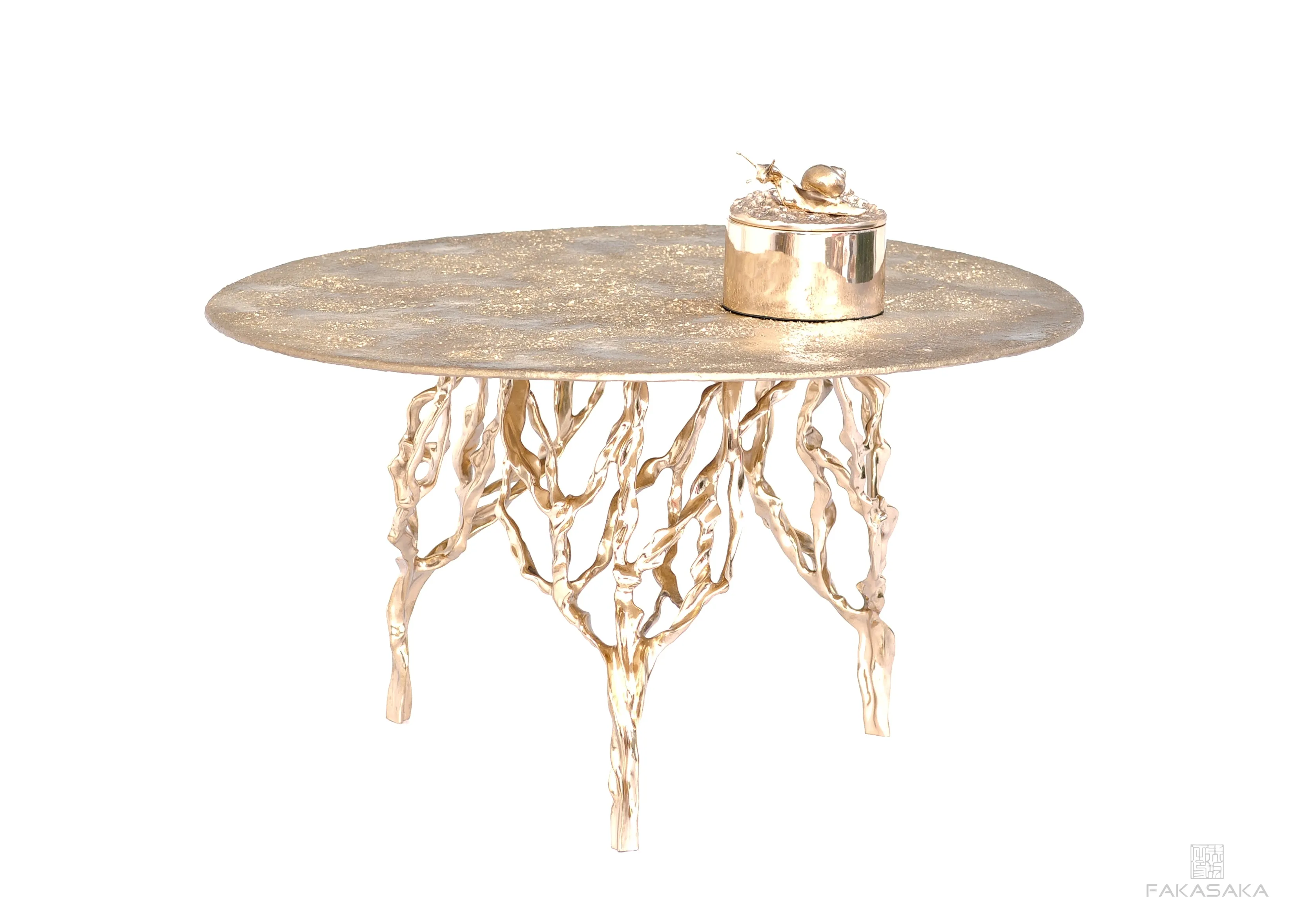 REM BOX<br><br>L’ ESCARGOT DROITE ON TOP<br><br>POLISHED BRONZE