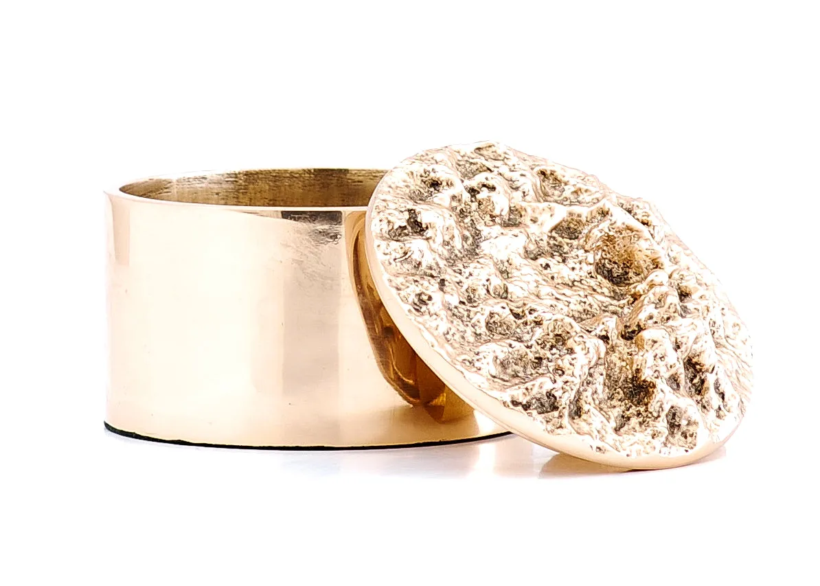REM BOX<br><br>L’ ESCARGOT DROITE ON TOP<br><br>POLISHED BRONZE