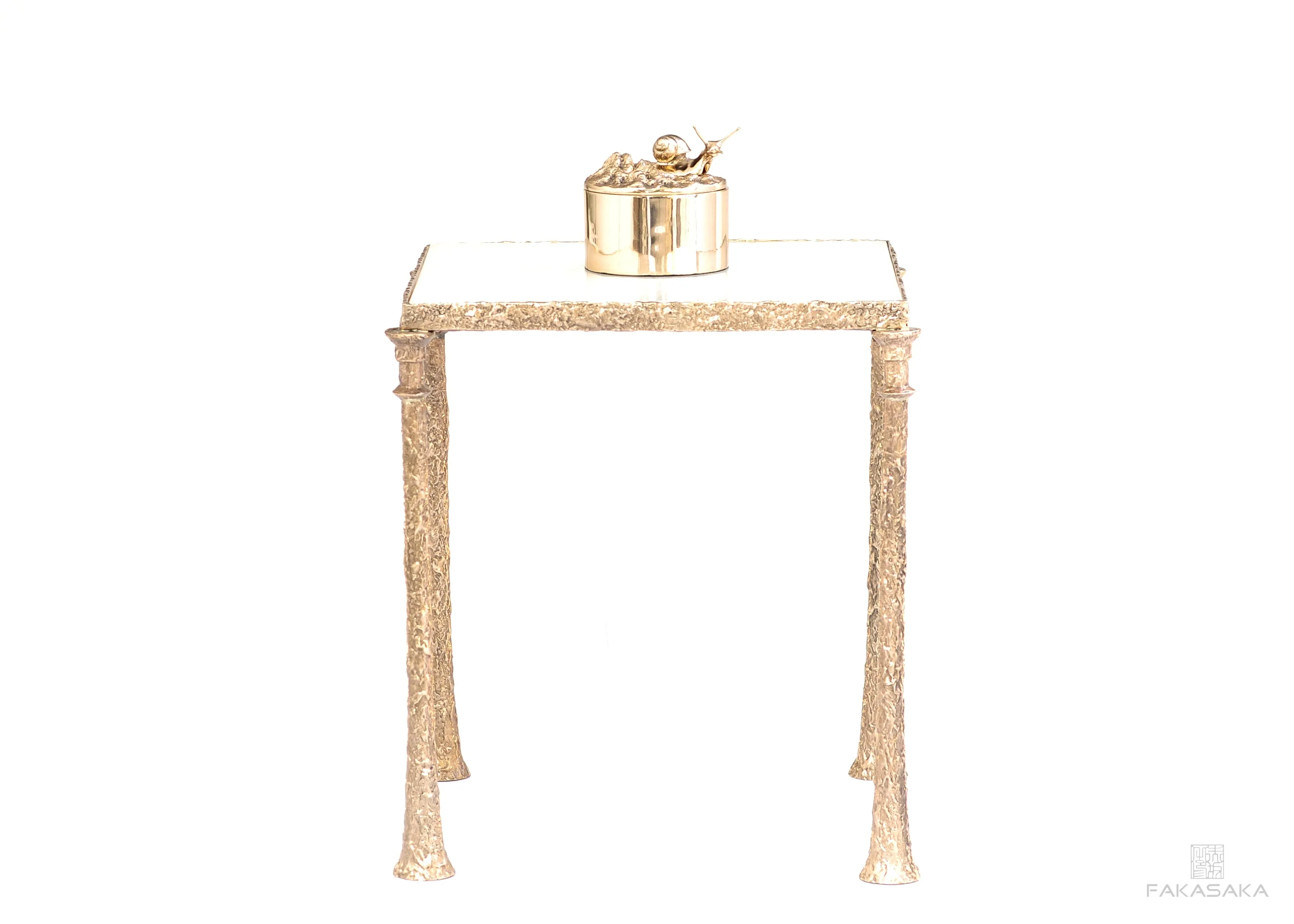 REM BOX<br><br>L’ ESCARGOT DROITE ON TOP<br><br>POLISHED BRONZE