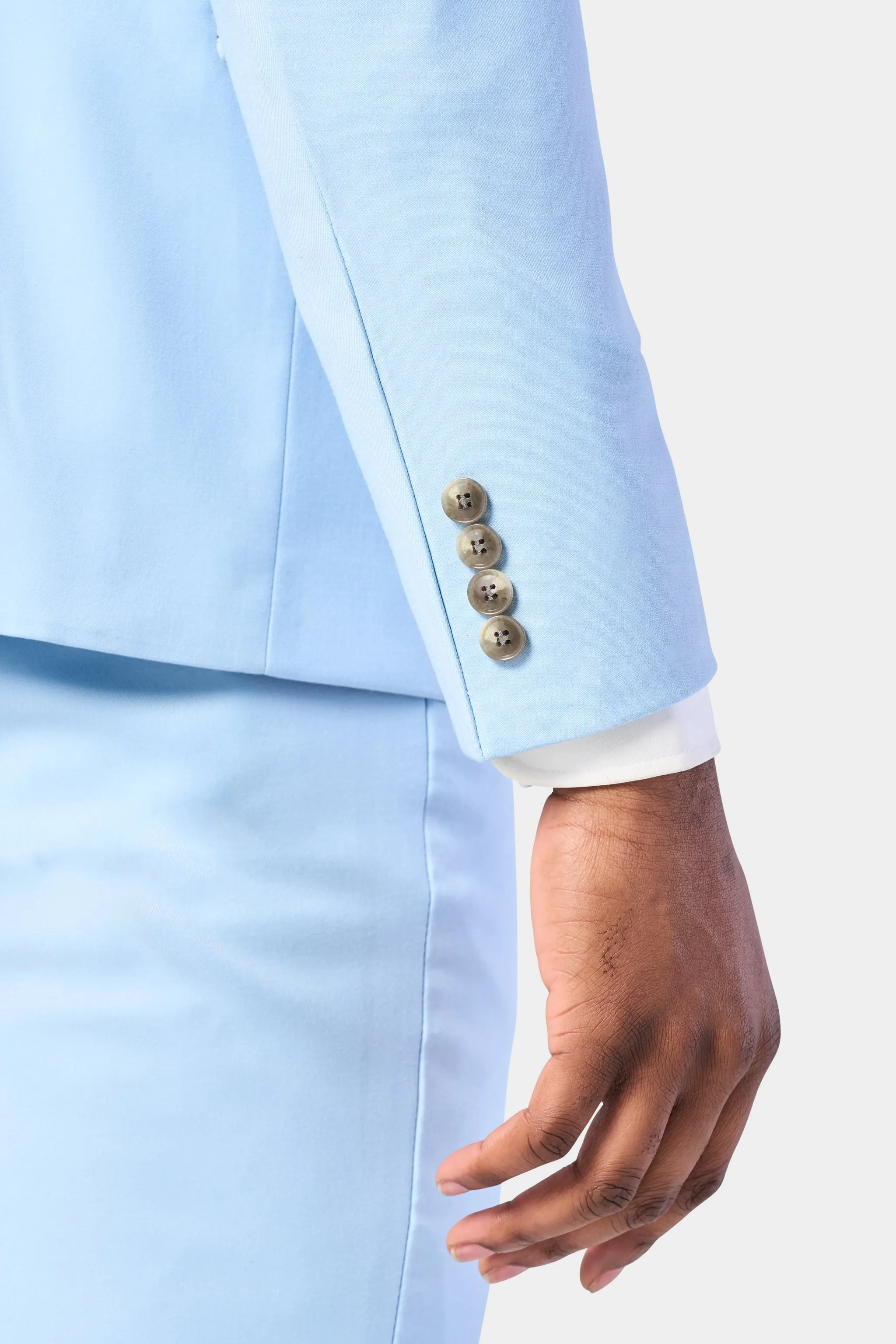 Sky Blue 2 Button Suit