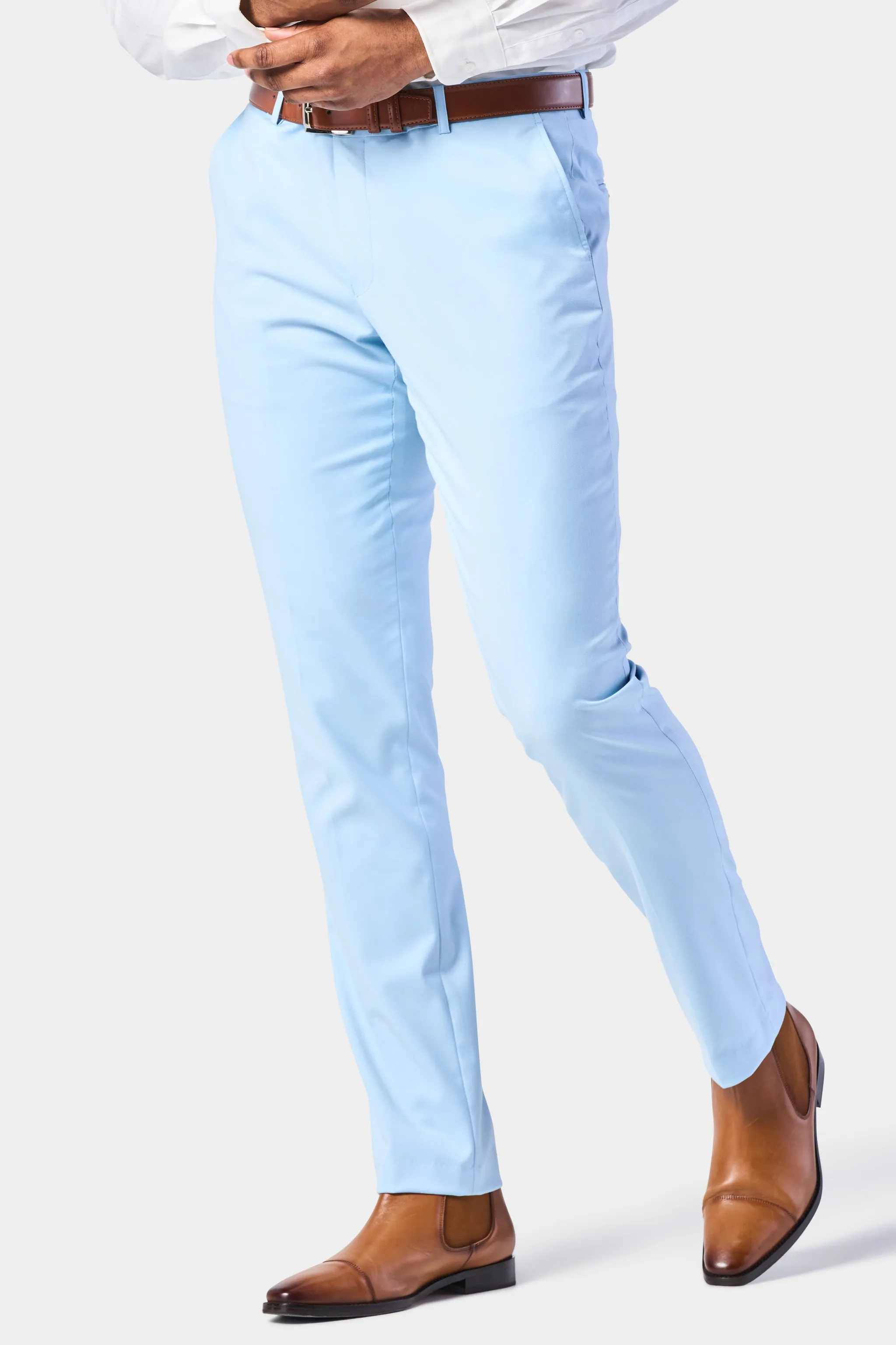 Sky Blue 2 Button Suit